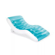 Intex Splash Lounge 56874EU – Materassino Azzurro 191×99 cm con Porta Bevande