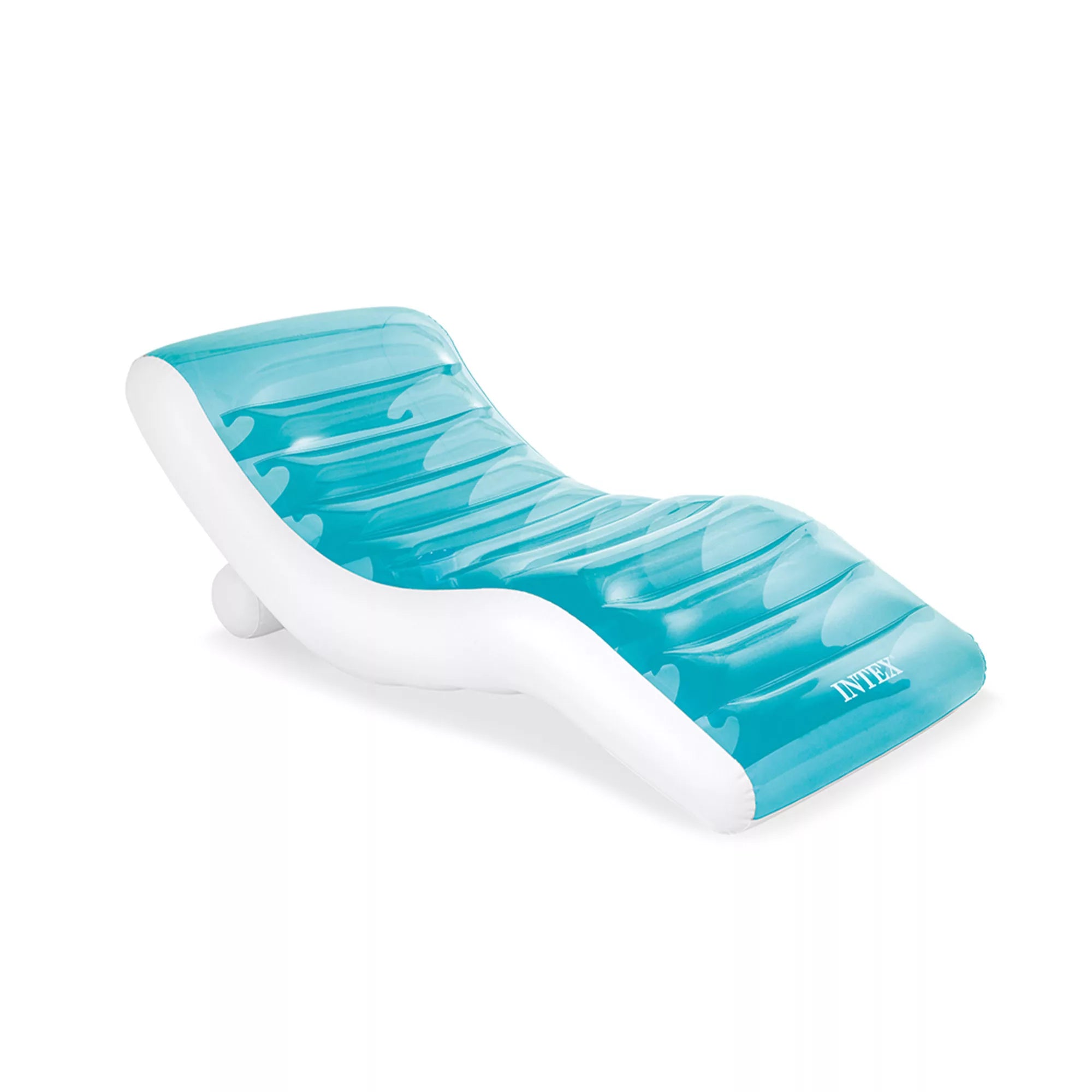 Intex Splash Lounge 56874EU – Materassino Azzurro 191×99 cm con Porta Bevande