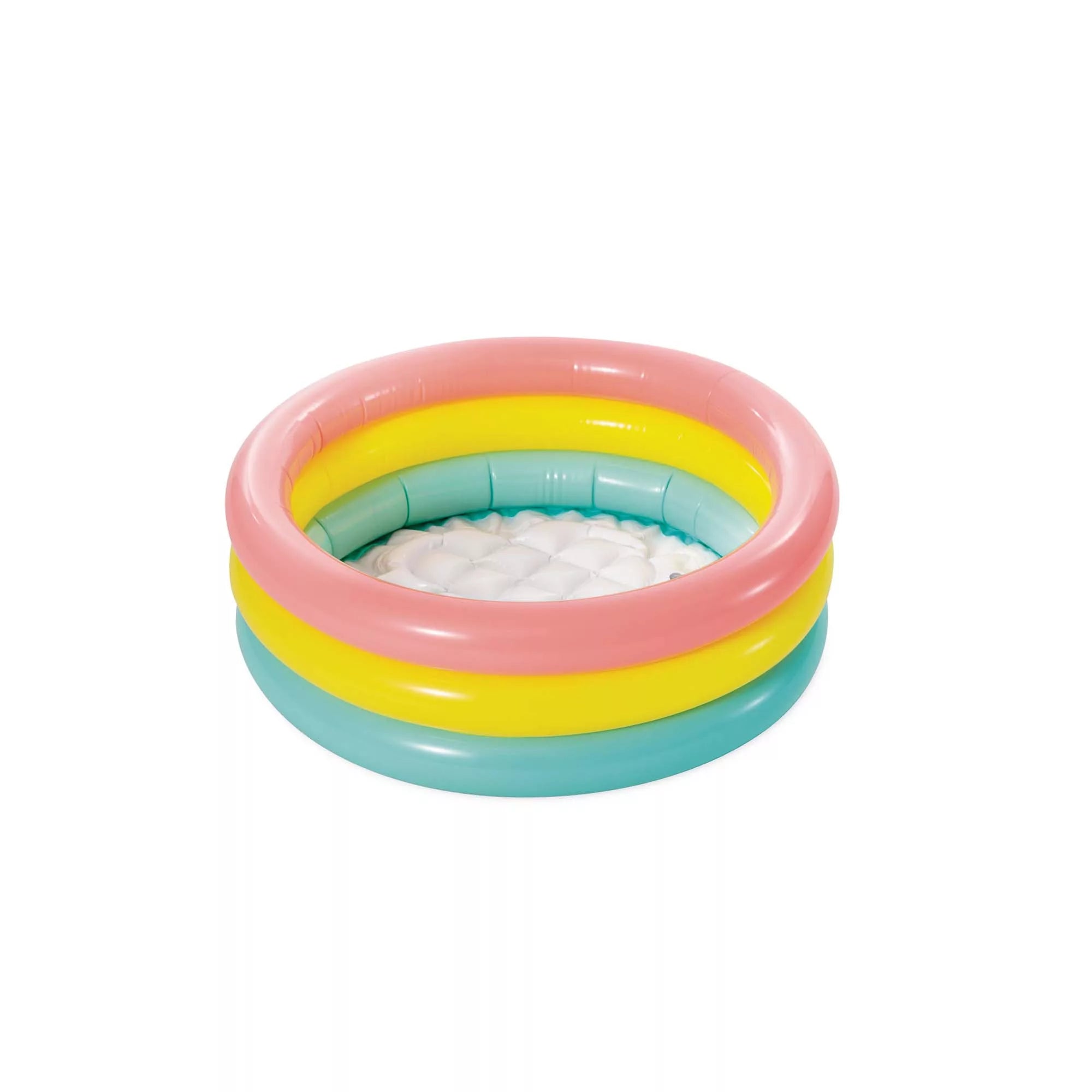 Intex Piscina Sunset Baby 57107NP – Tre Anelli 61×22 cm per Bambini 1-3 Anni