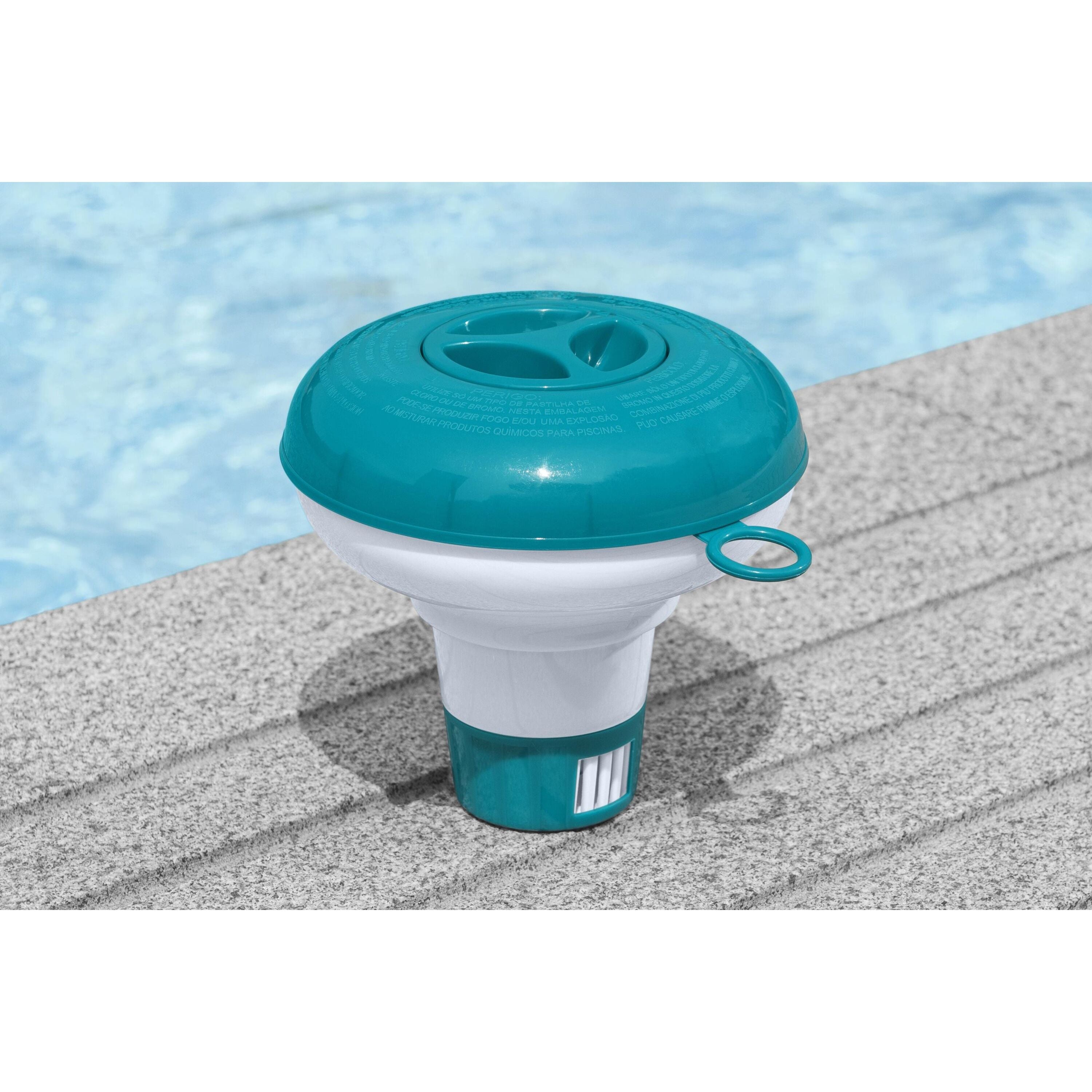 Bestway Dosatore per cloro galleggiante Da Cm. 12,5 Per Pastiglie Cm. 2,5