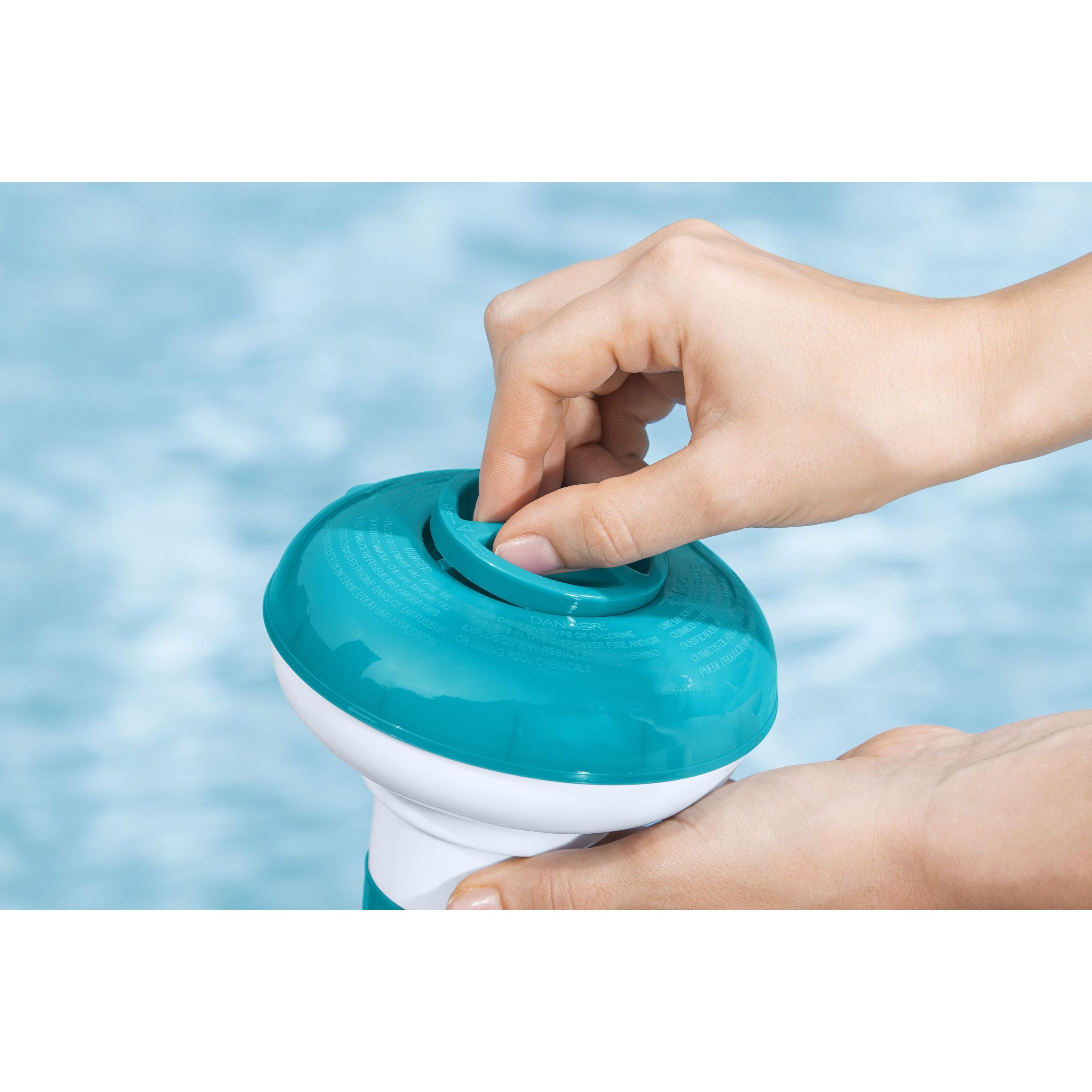 Bestway Dosatore per cloro galleggiante Da Cm. 12,5 Per Pastiglie Cm. 2,5