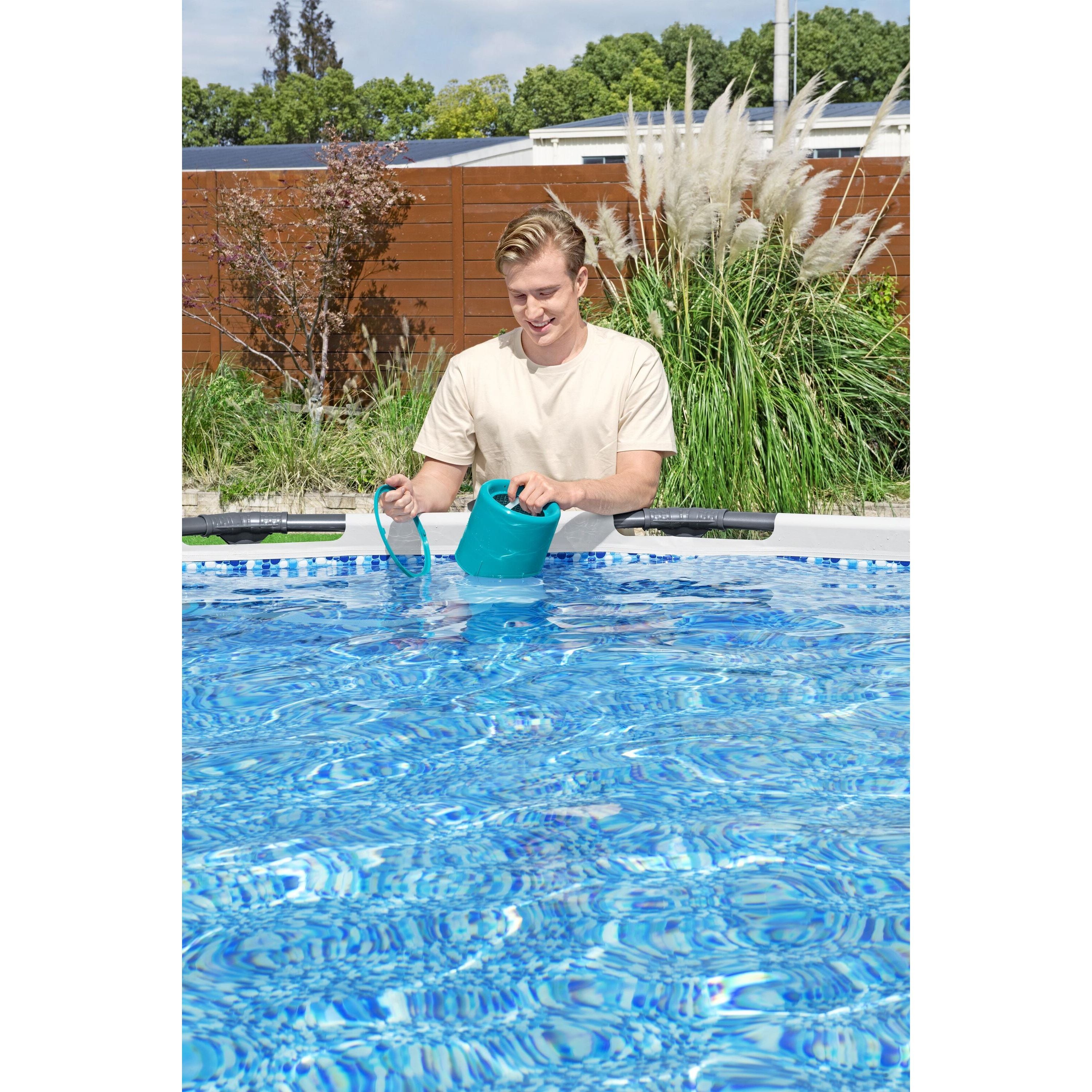 Bestway 58233 Skimmer Da Parete Funziona Con Pompe Da 2.006 L/h In Su