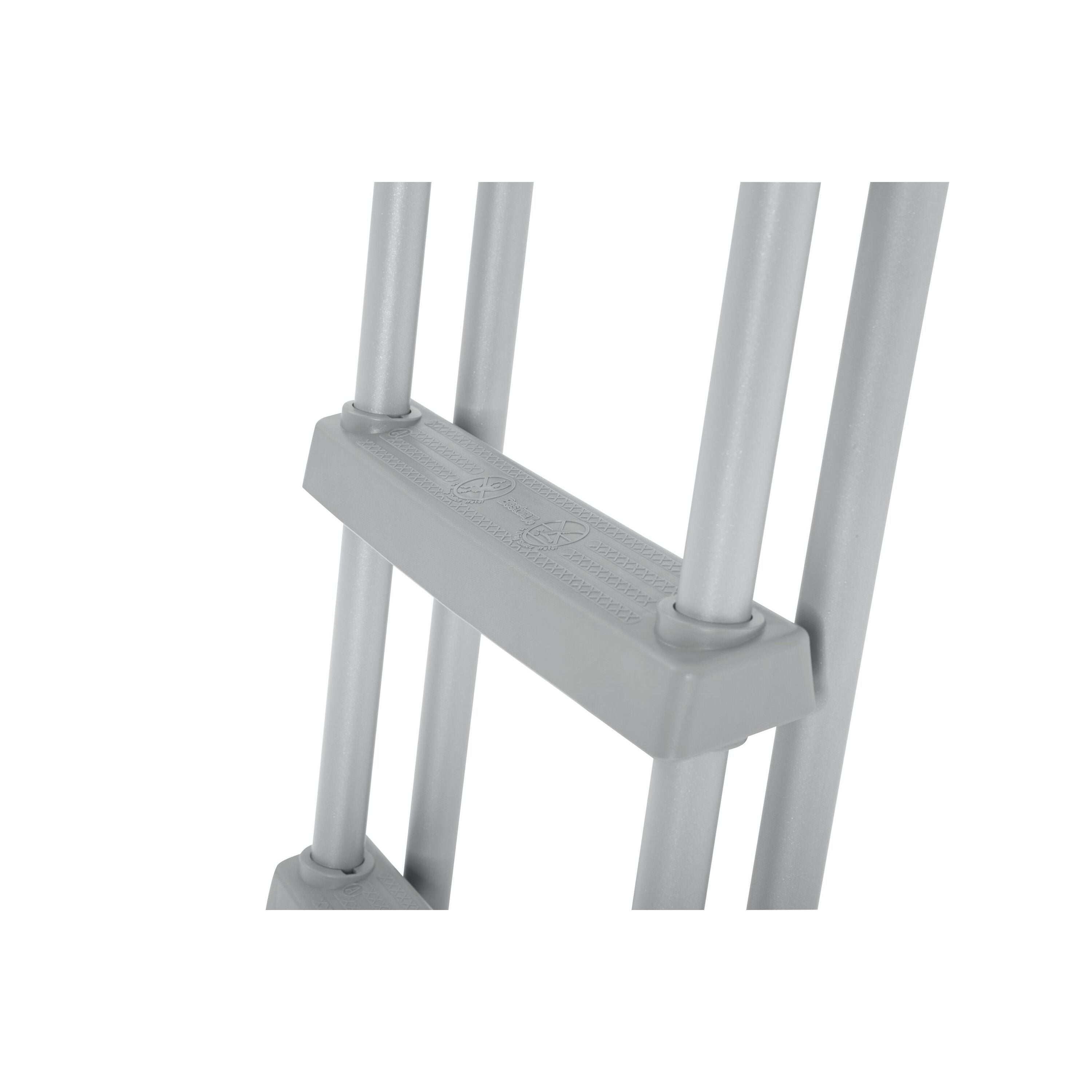 Scaletta di Sicurezza Piscina Bestway – Accesso stabile con gradini antiscivolo (107/122/132 cm)