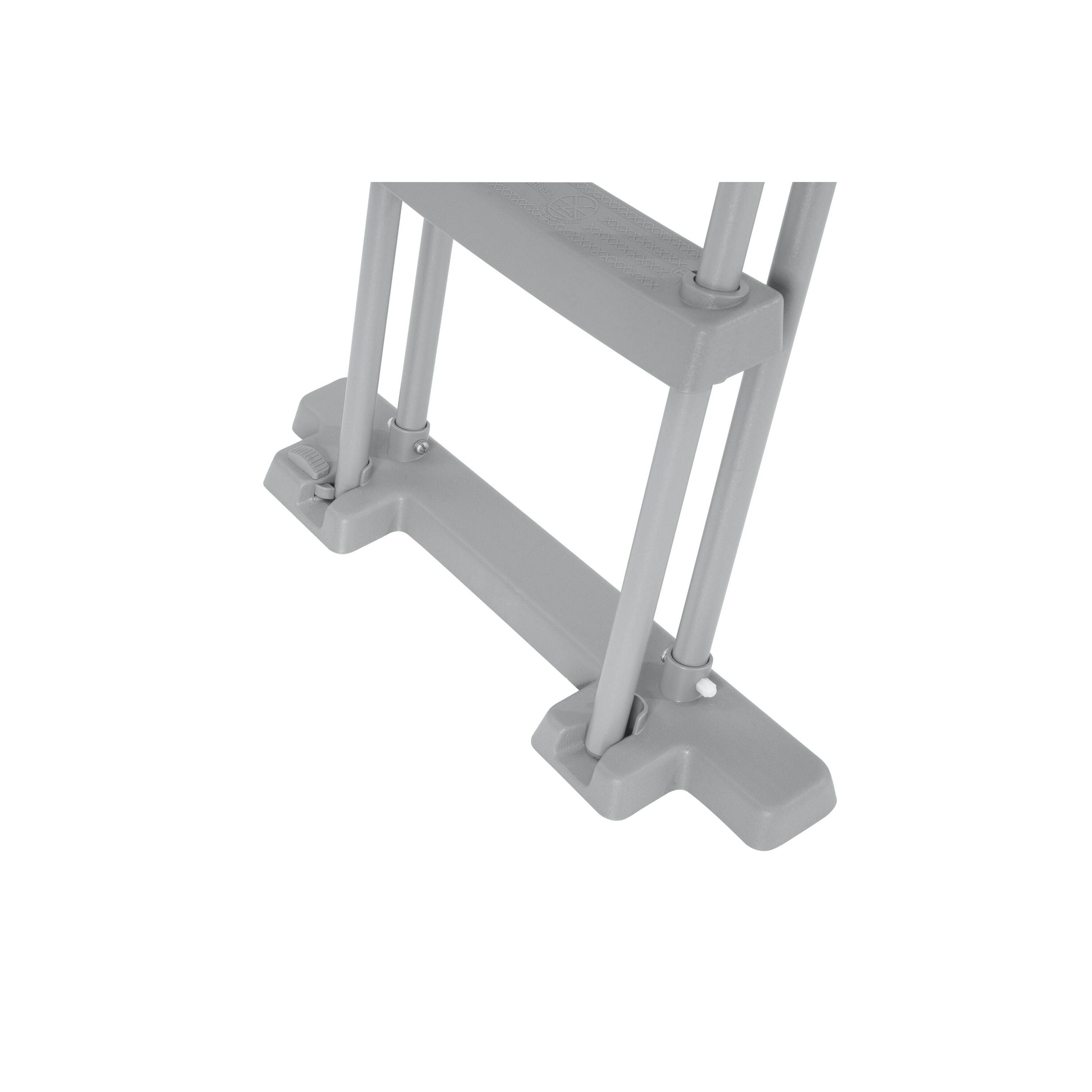 Scaletta di Sicurezza Piscina Bestway – Accesso stabile con gradini antiscivolo (107/122/132 cm)