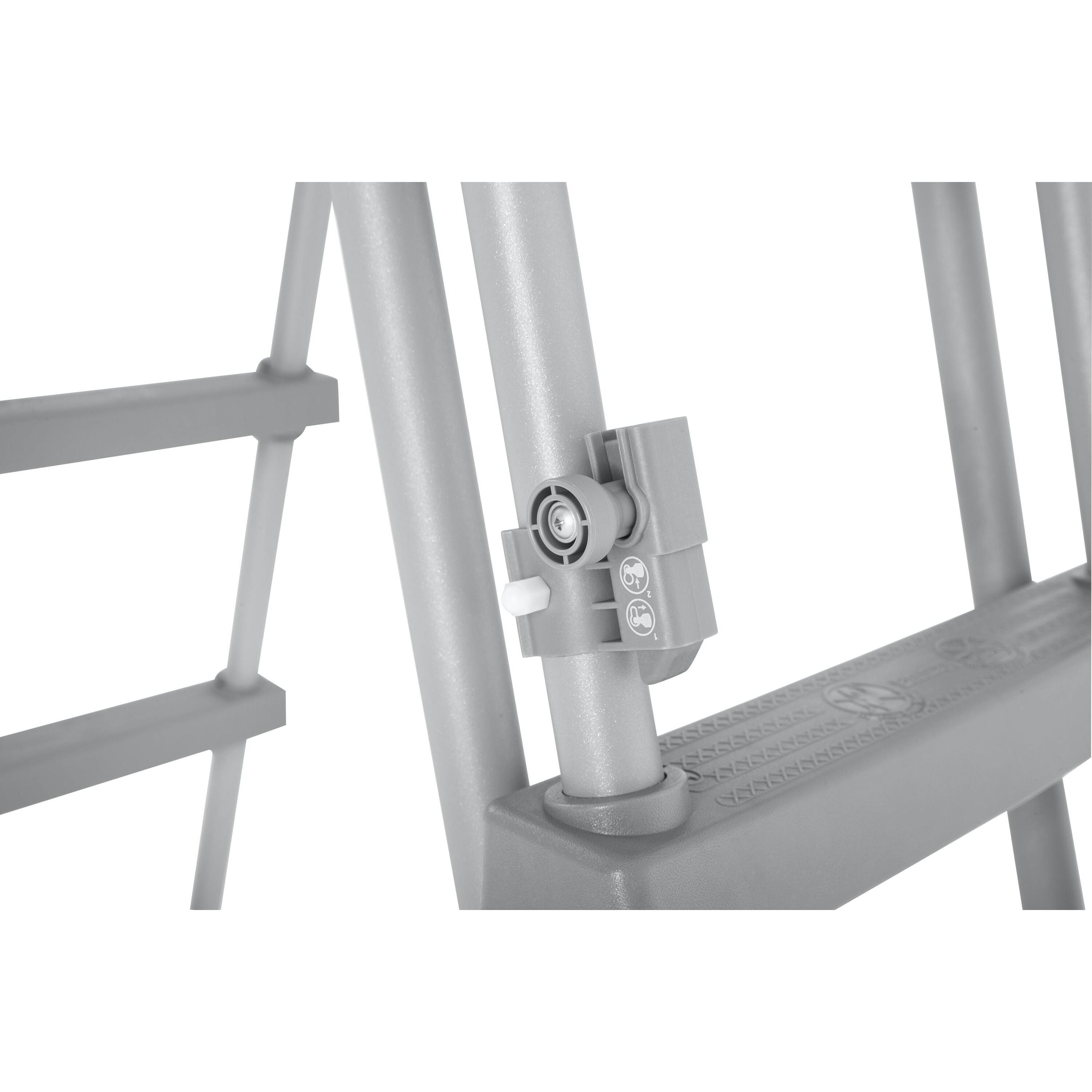 Scaletta di Sicurezza Piscina Bestway – Accesso stabile con gradini antiscivolo (107/122/132 cm)