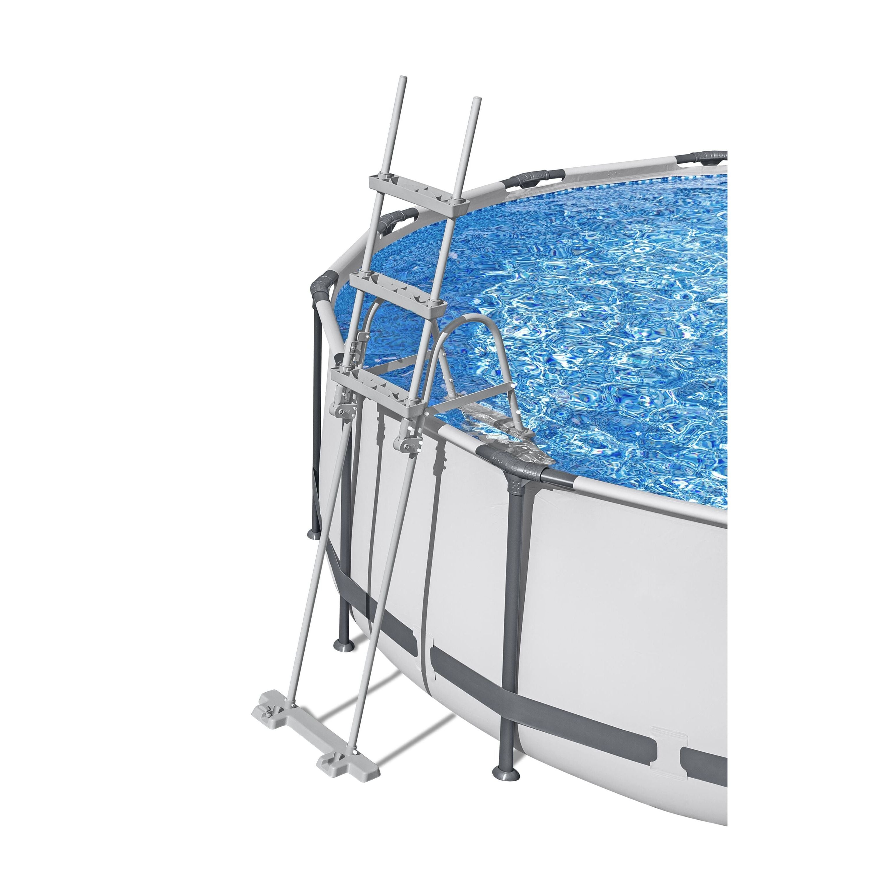 Scaletta di Sicurezza Piscina Bestway – Accesso stabile con gradini antiscivolo (107/122/132 cm)