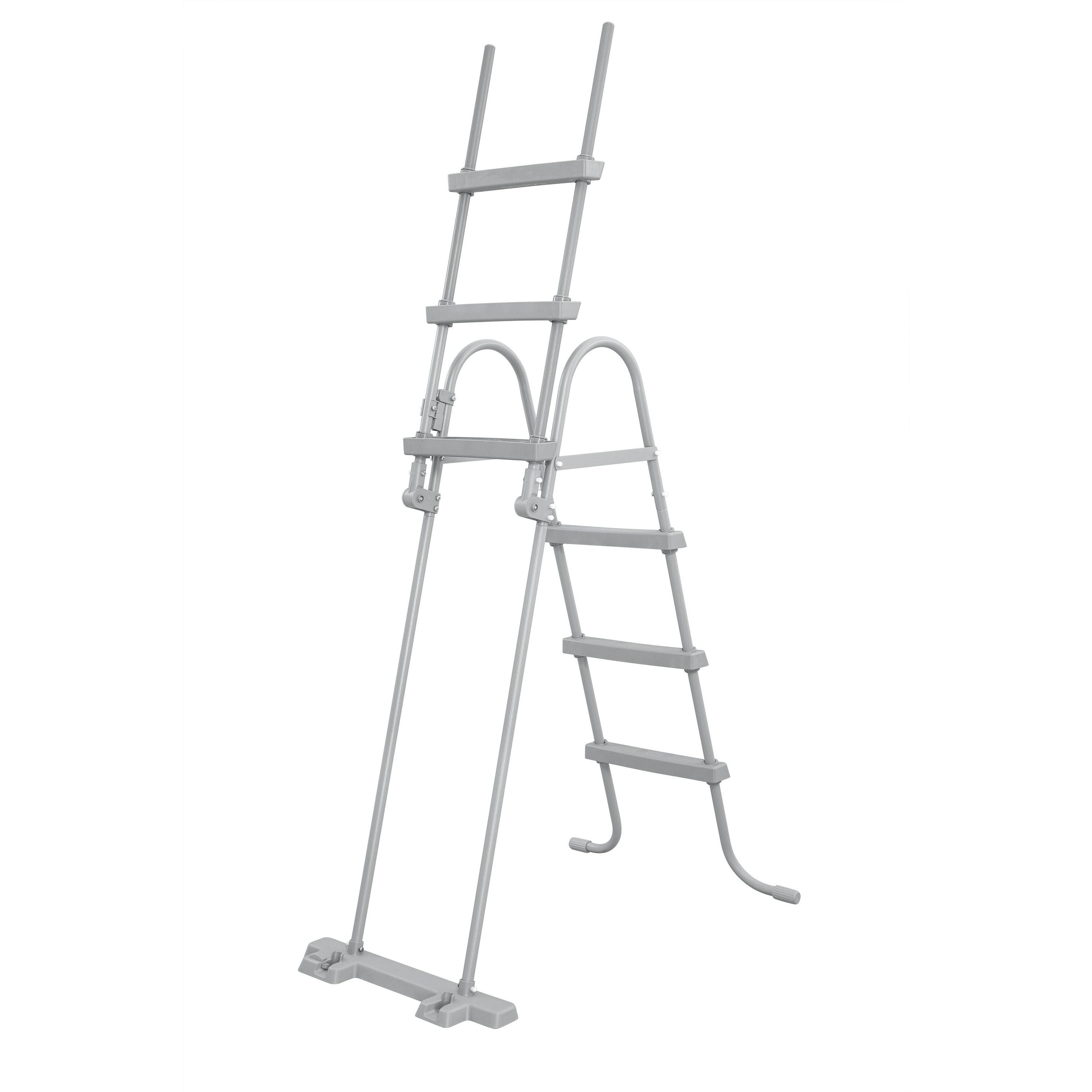 Scaletta di Sicurezza Piscina Bestway – Accesso stabile con gradini antiscivolo (107/122/132 cm)