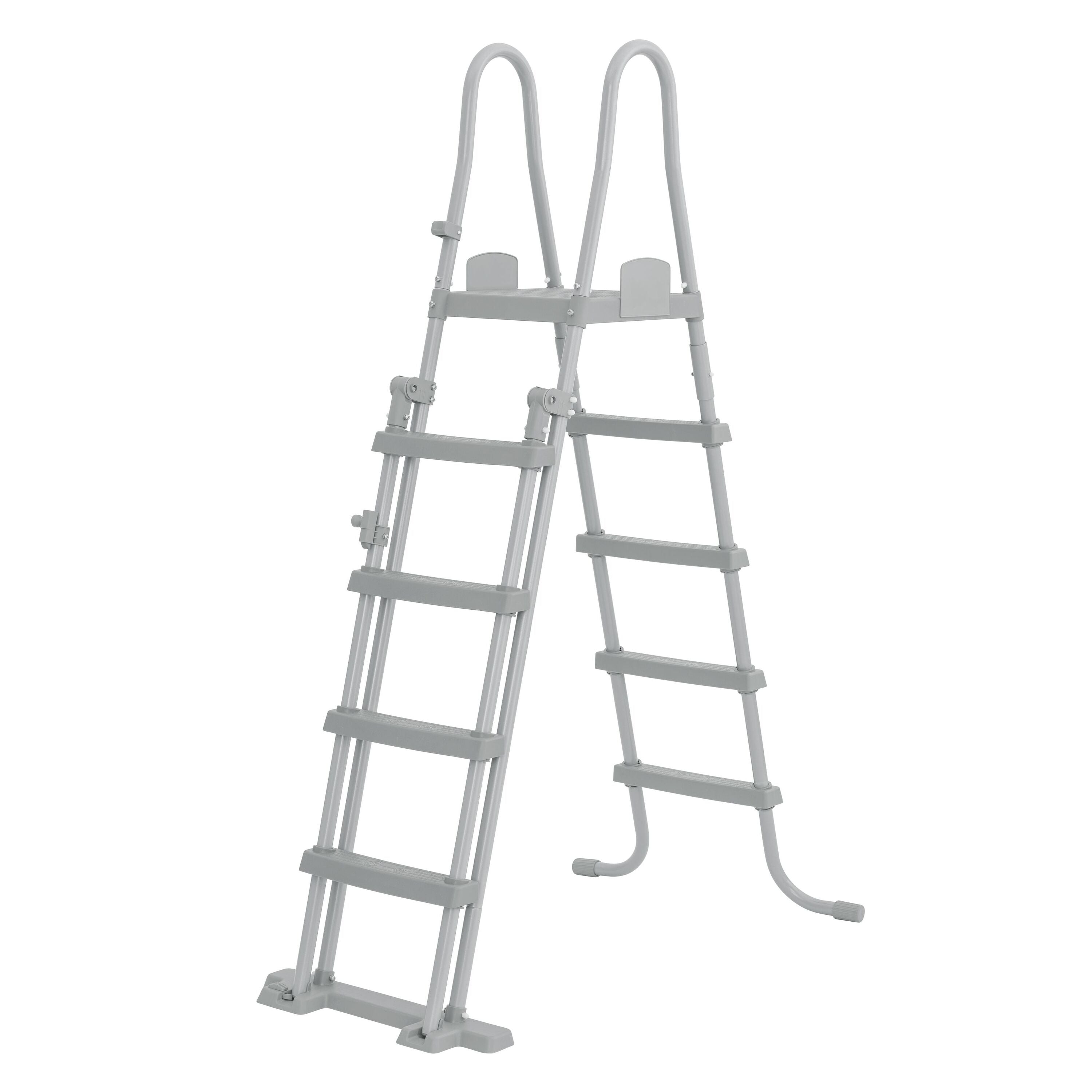 Scaletta di Sicurezza Piscina Bestway – Accesso stabile con gradini antiscivolo (107/122/132 cm)
