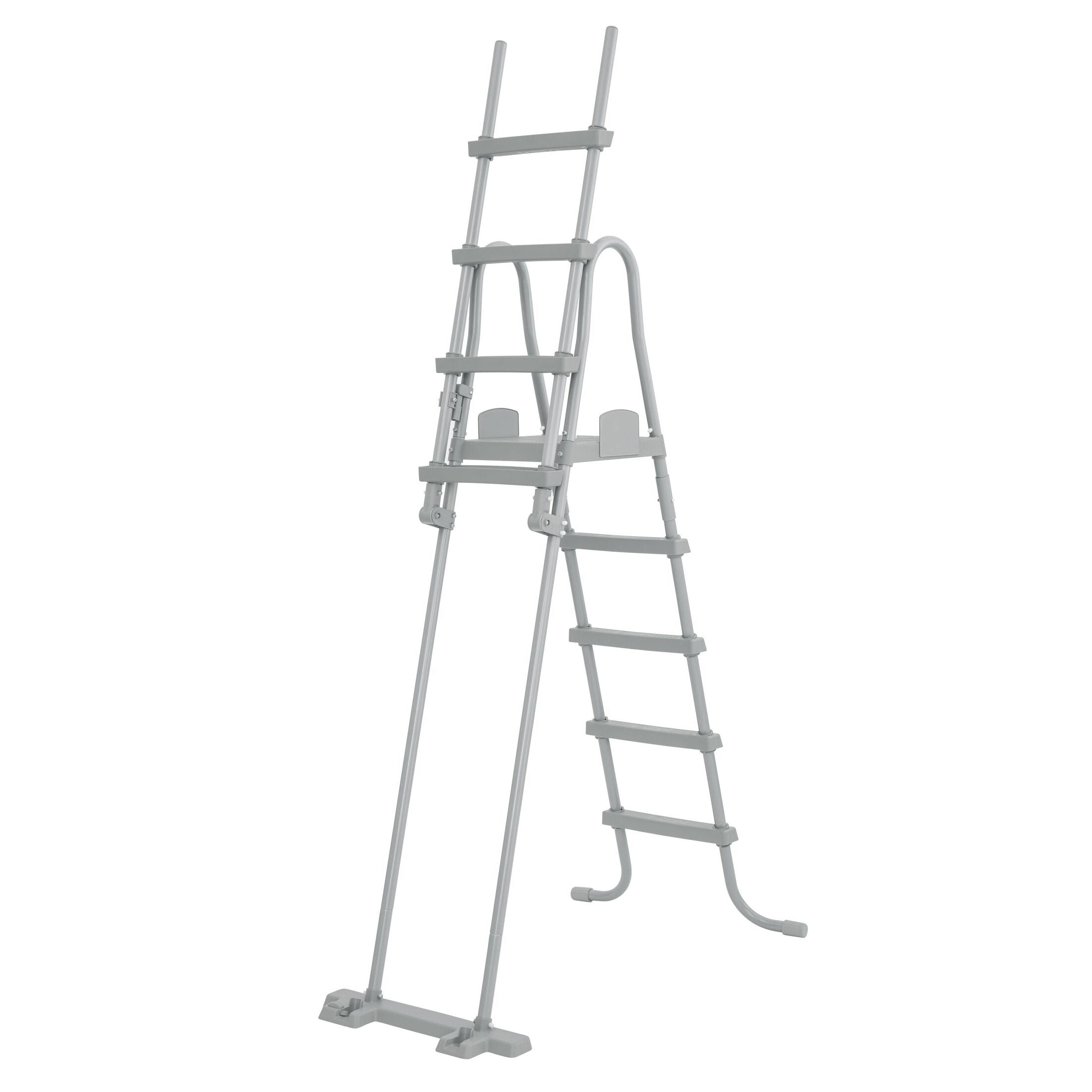 Scaletta di Sicurezza Piscina Bestway – Accesso stabile con gradini antiscivolo (107/122/132 cm)
