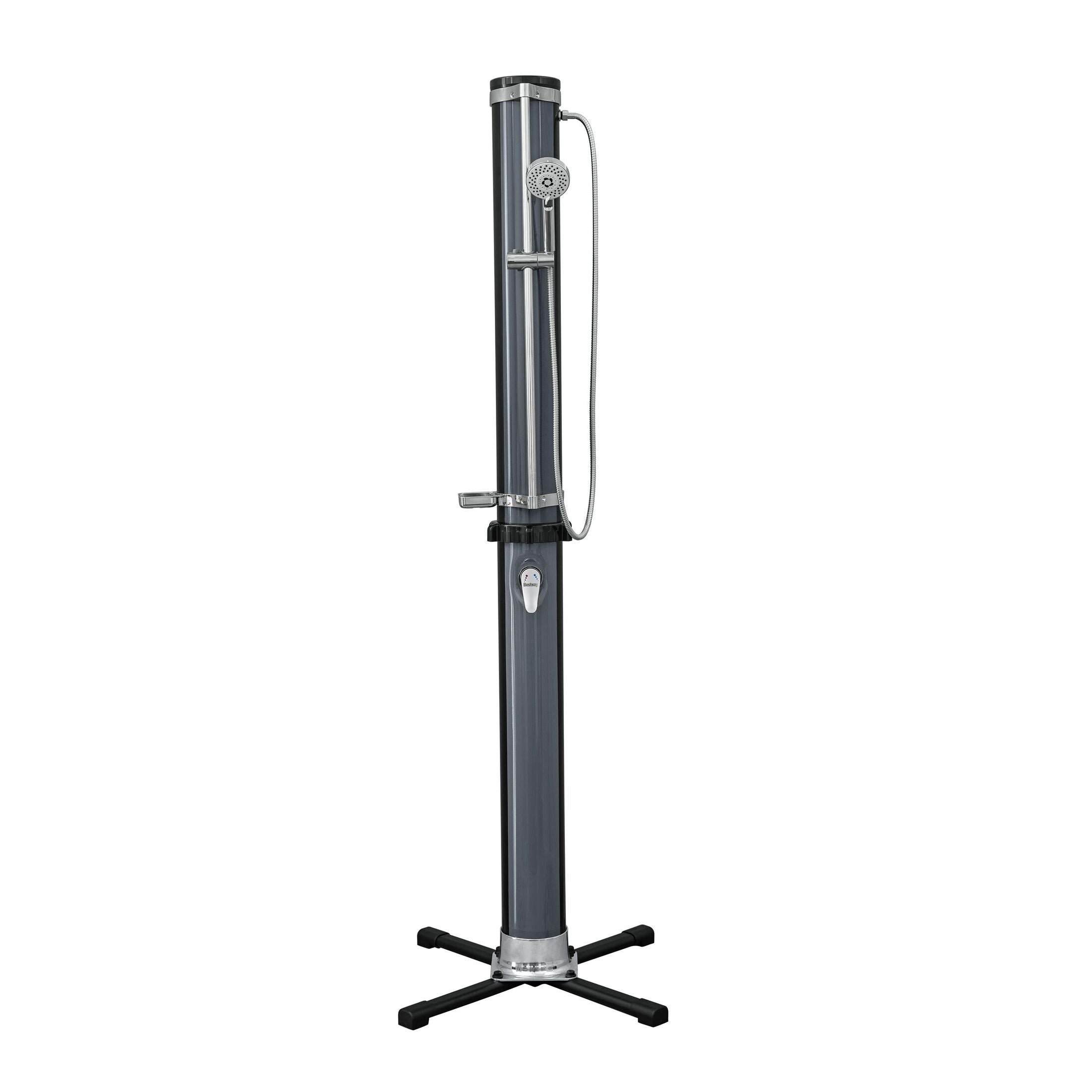 Bestway Doccia Solare Da Giardino Serbatoio 35 Litri Con Miscelatore, Doccino E Portaoggetti