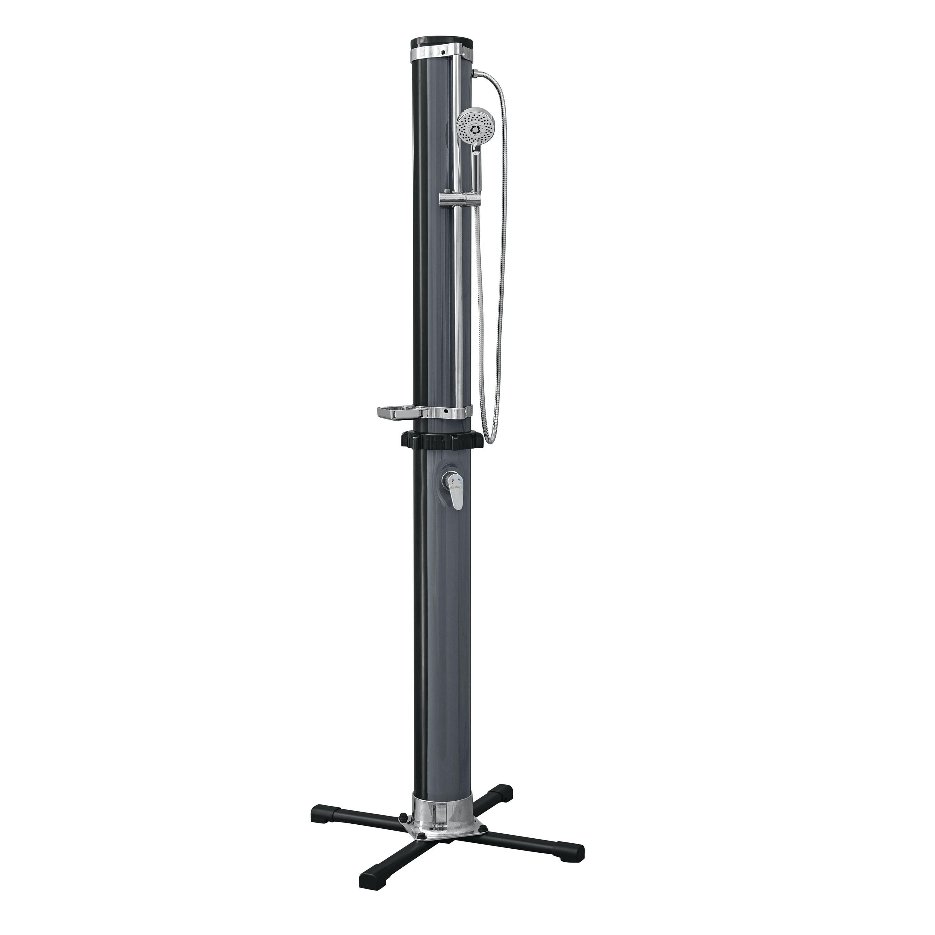 Bestway Doccia Solare Da Giardino Serbatoio 35 Litri Con Miscelatore, Doccino E Portaoggetti
