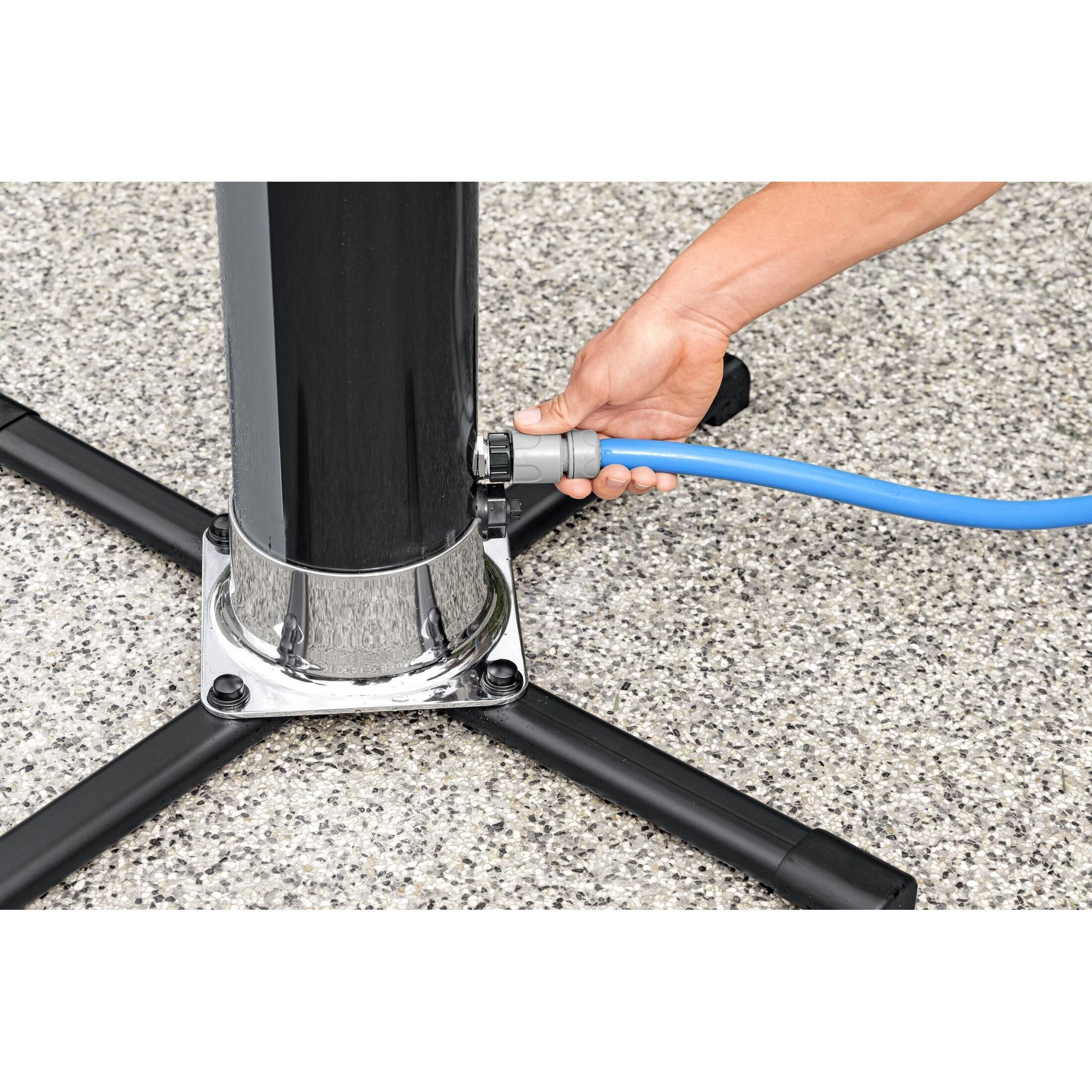 Bestway Doccia Solare Da Giardino Serbatoio 35 Litri Con Miscelatore, Doccino E Portaoggetti