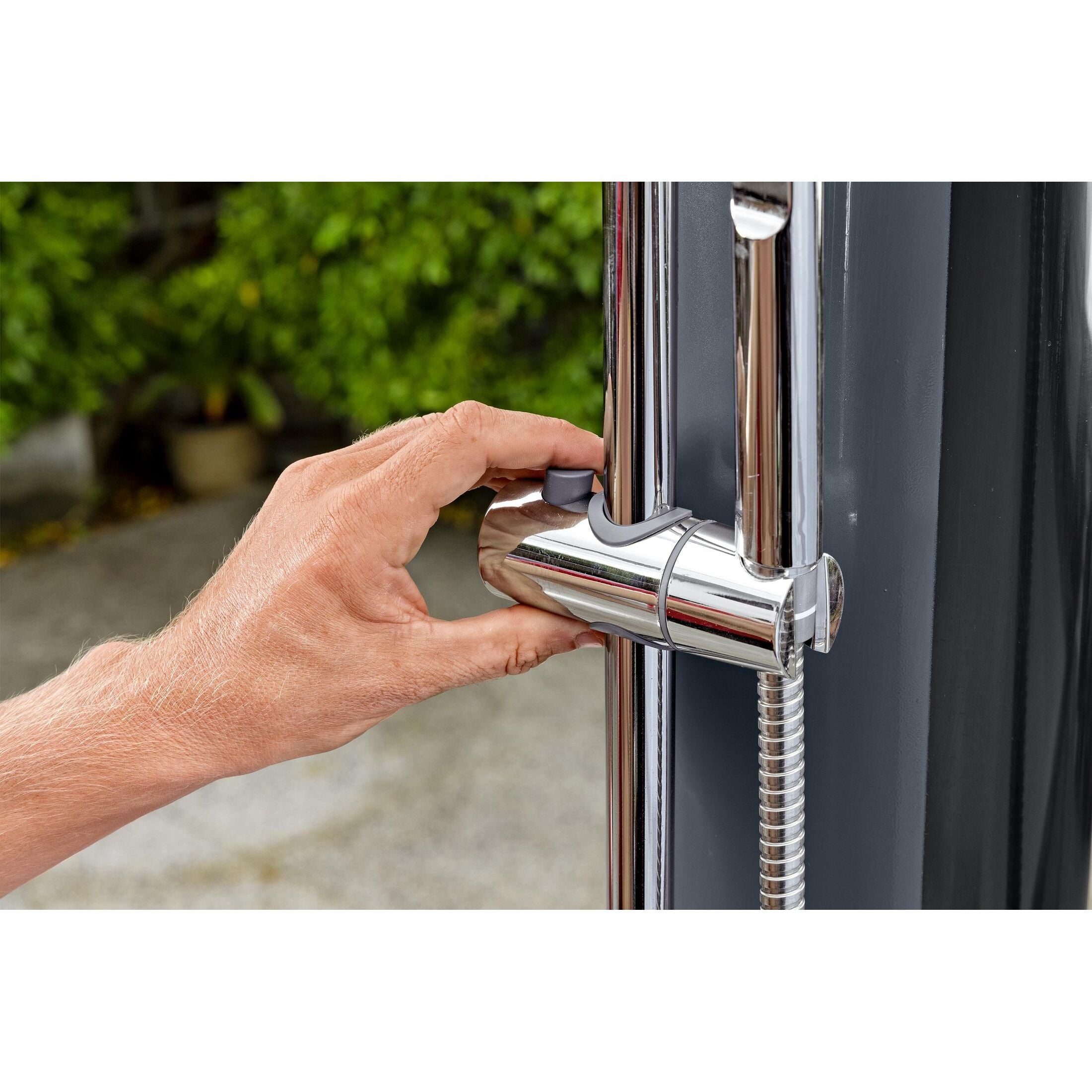 Bestway Doccia Solare Da Giardino Serbatoio 35 Litri Con Miscelatore, Doccino E Portaoggetti
