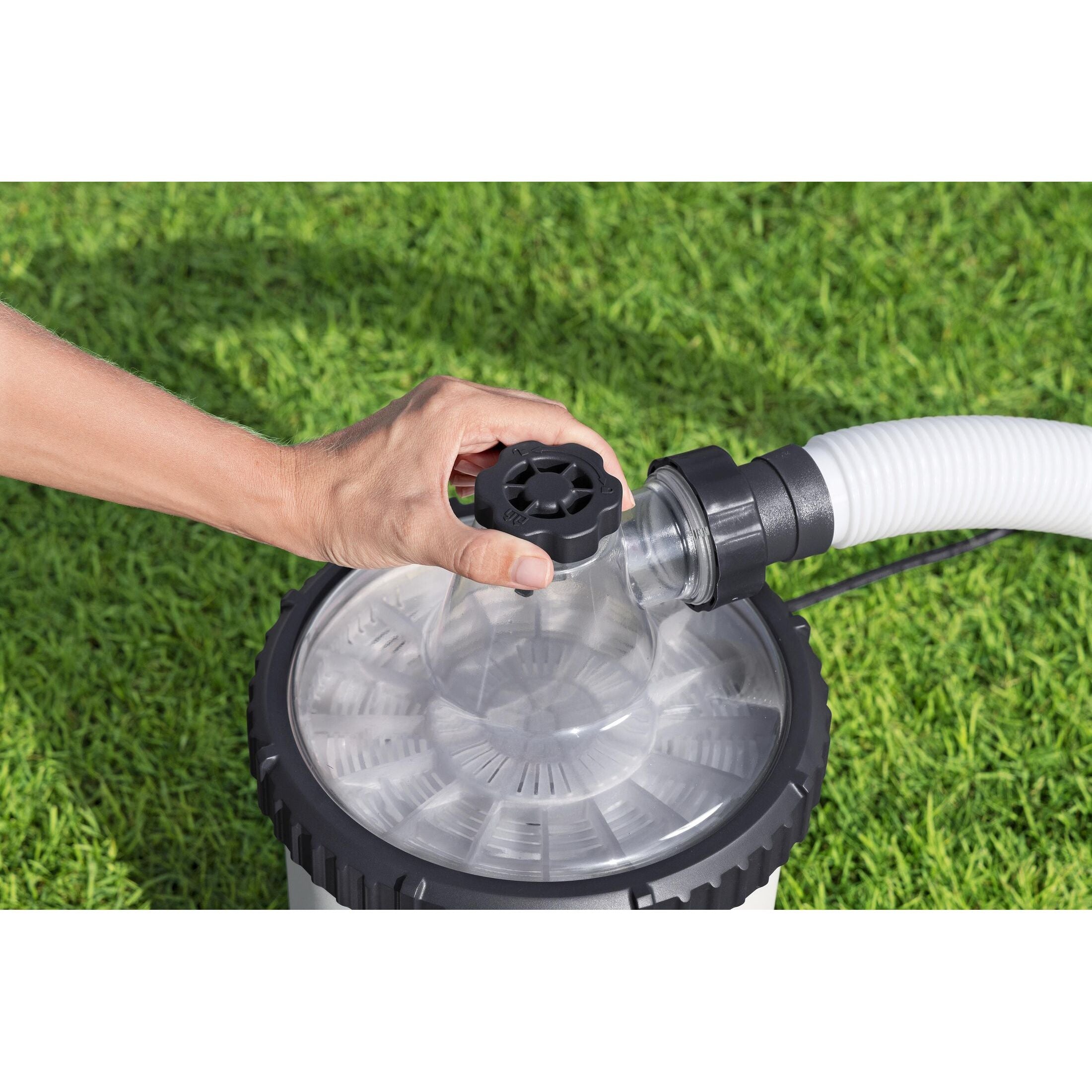 Bestway 58870 – Pompa Filtro Polysphere 5678 L/h per Piscine Fuori Terra
