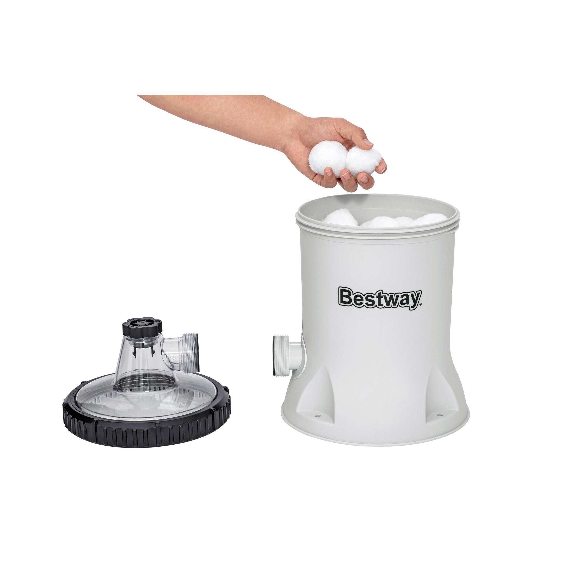 Bestway 58870 – Pompa Filtro Polysphere 5678 L/h per Piscine Fuori Terra