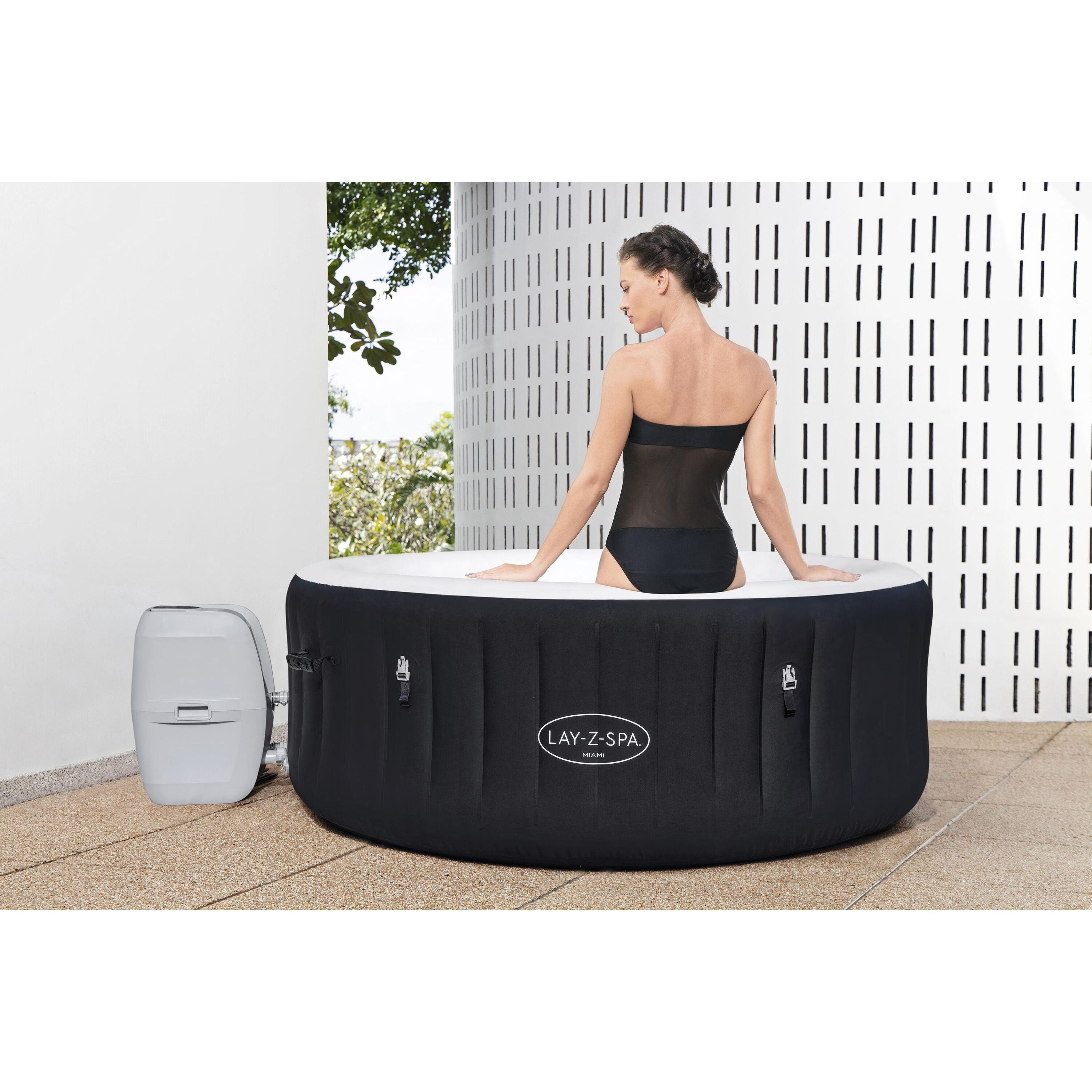 Bestway Lay-Z-Spa Miami AirJet – Idromassaggio gonfiabile 2–4 persone