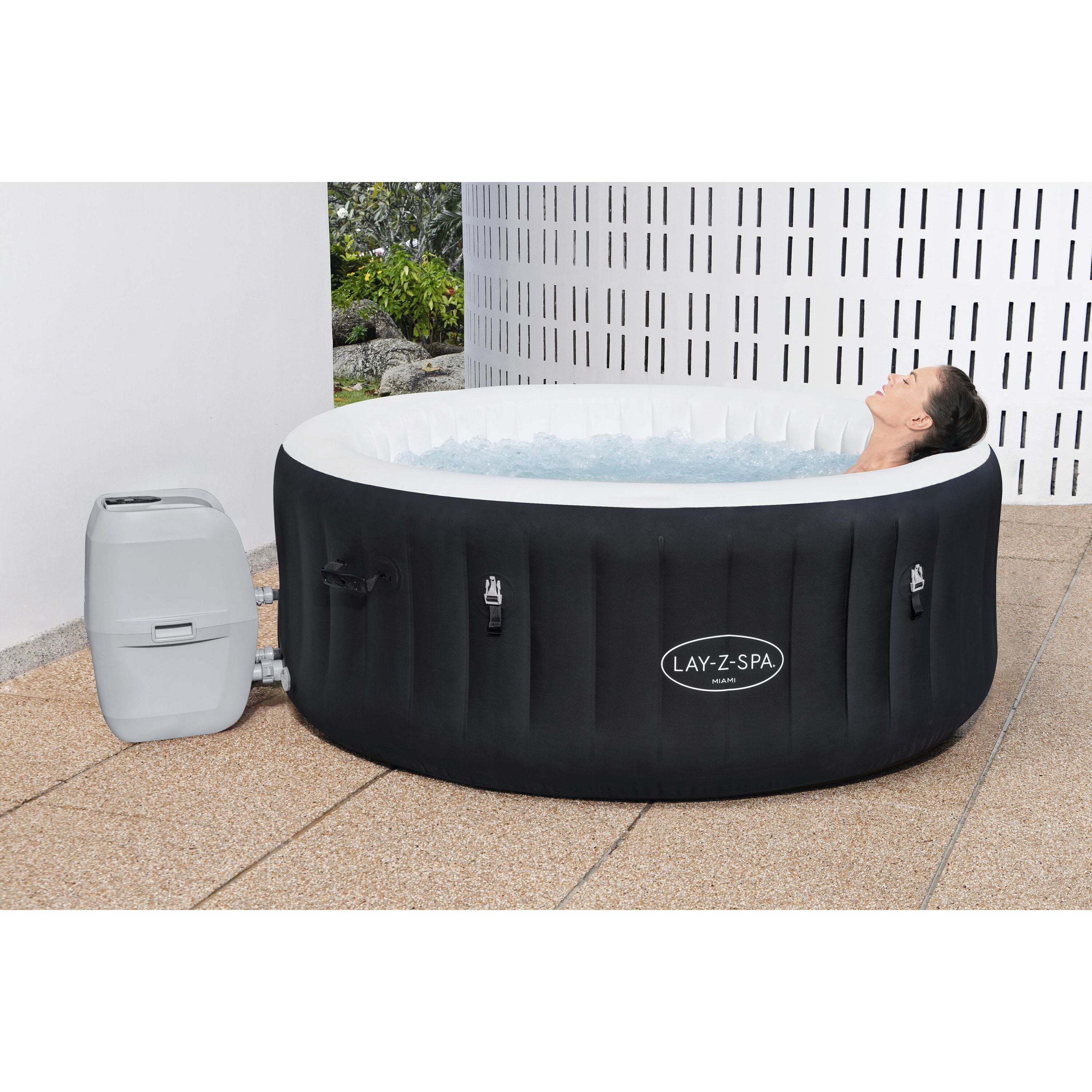 Bestway Lay-Z-Spa Miami AirJet – Idromassaggio gonfiabile 2–4 persone