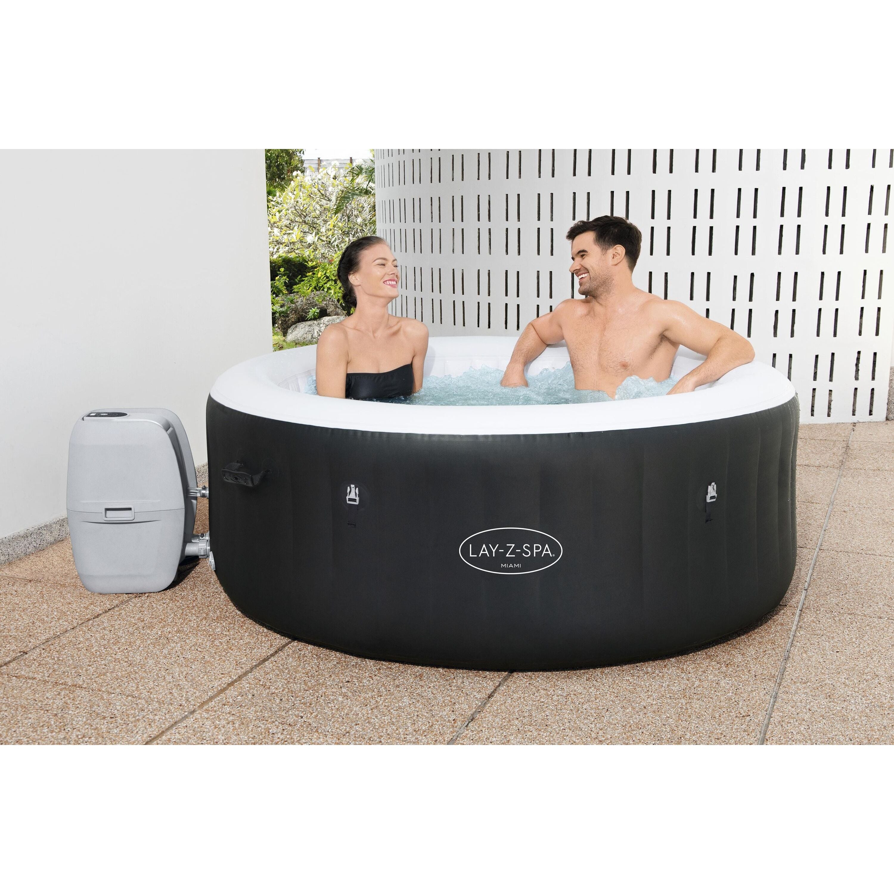 Bestway Lay-Z-Spa Miami AirJet – Idromassaggio gonfiabile 2–4 persone