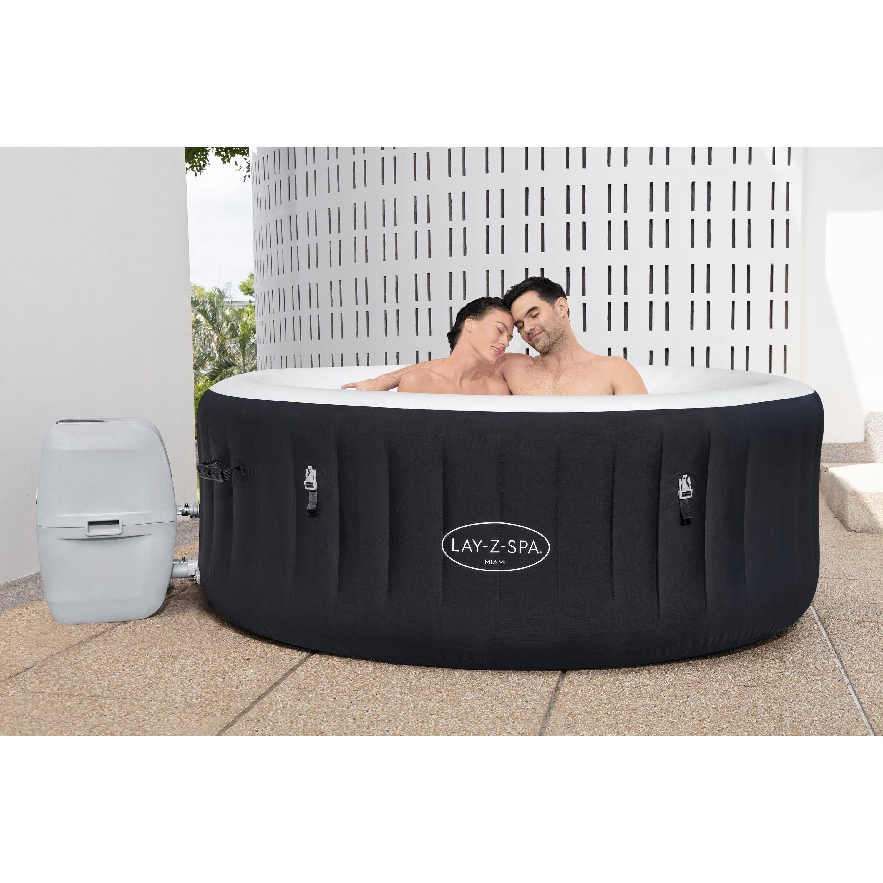 Bestway Lay-Z-Spa Miami AirJet – Idromassaggio gonfiabile 2–4 persone