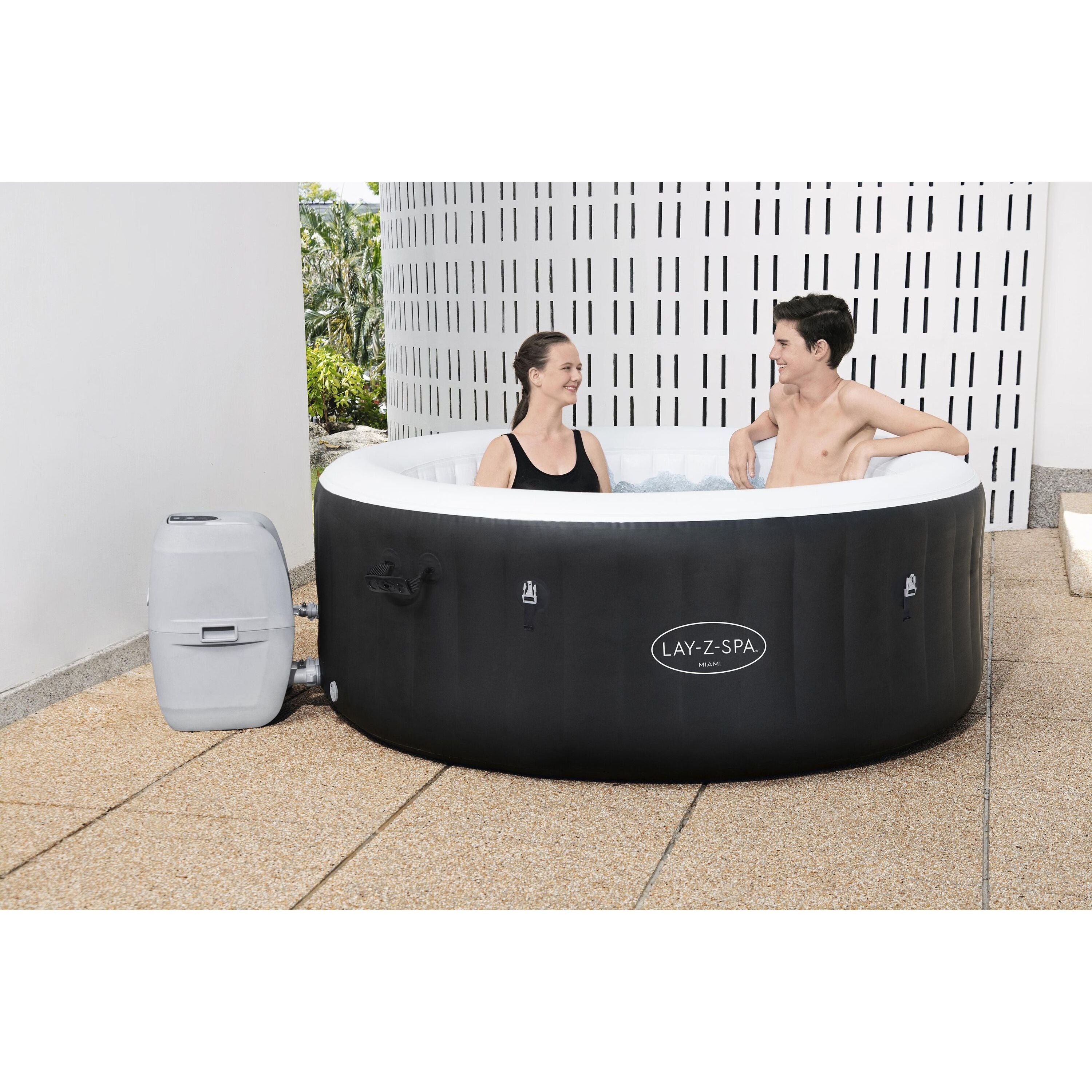 Bestway Lay-Z-Spa Miami AirJet – Idromassaggio gonfiabile 2–4 persone