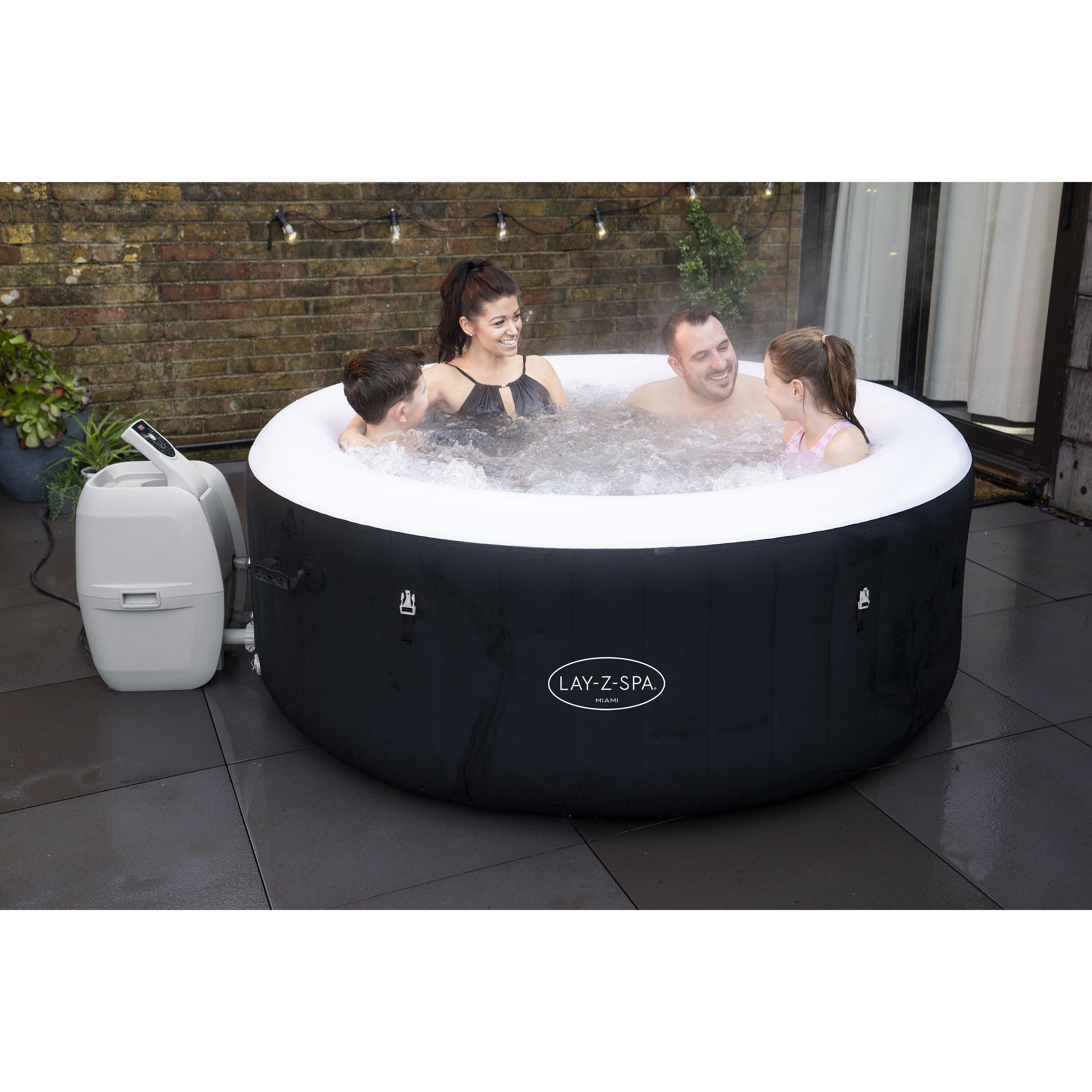 Bestway Lay-Z-Spa Miami AirJet – Idromassaggio gonfiabile 2–4 persone