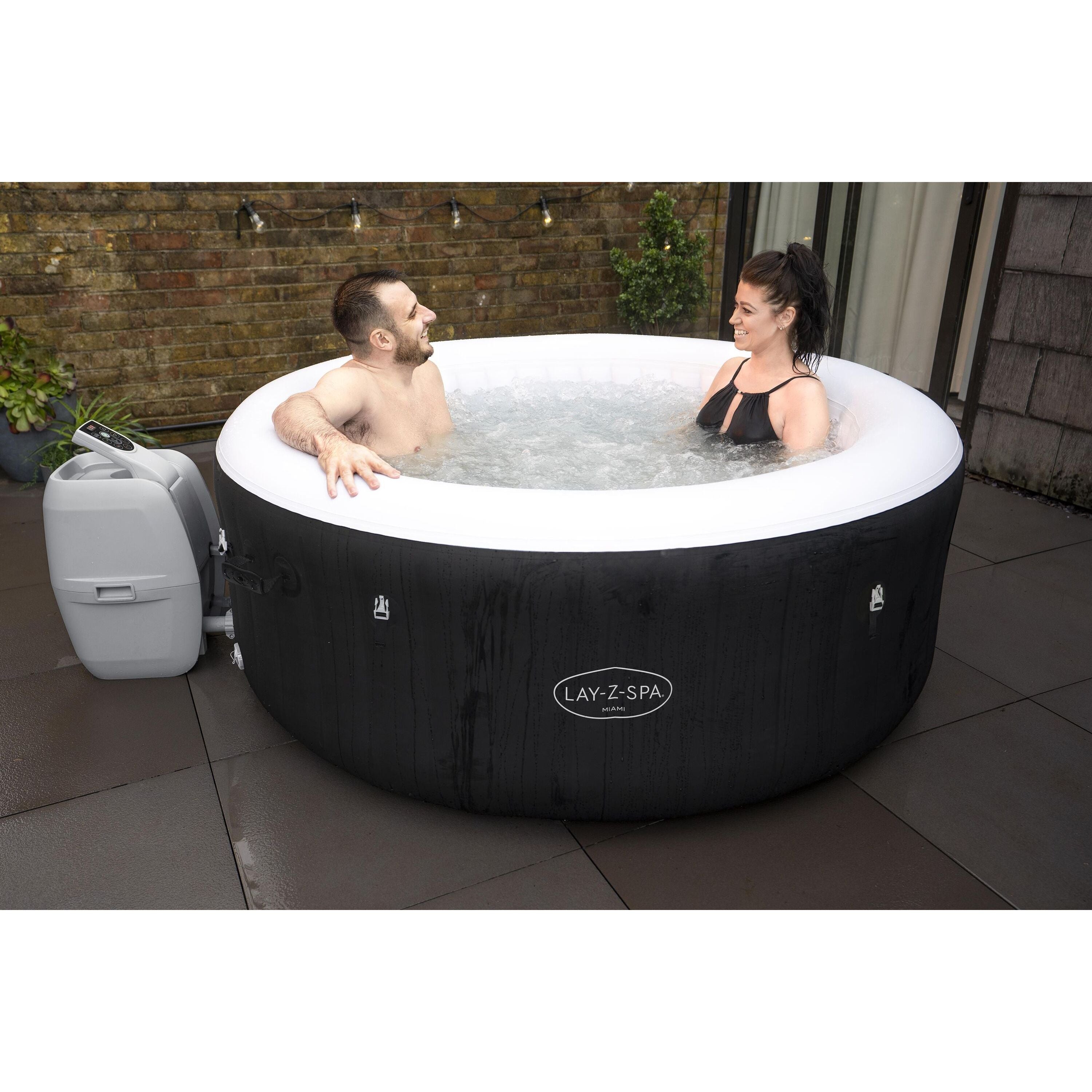 Bestway Lay-Z-Spa Miami AirJet – Idromassaggio gonfiabile 2–4 persone