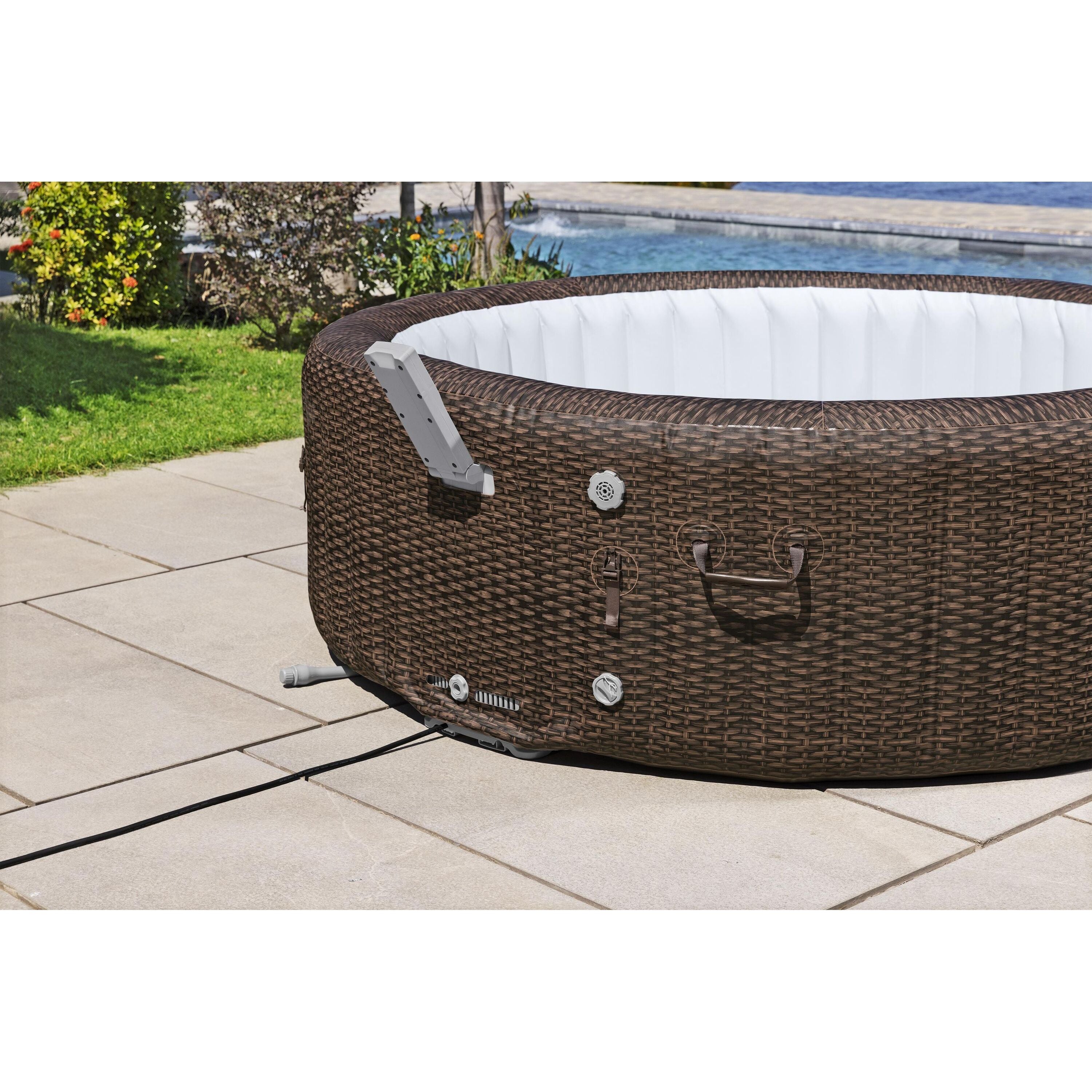 Bestway Lay-Z-Spa Bali AirJet – Idromassaggio gonfiabile 5–7 persone marrone