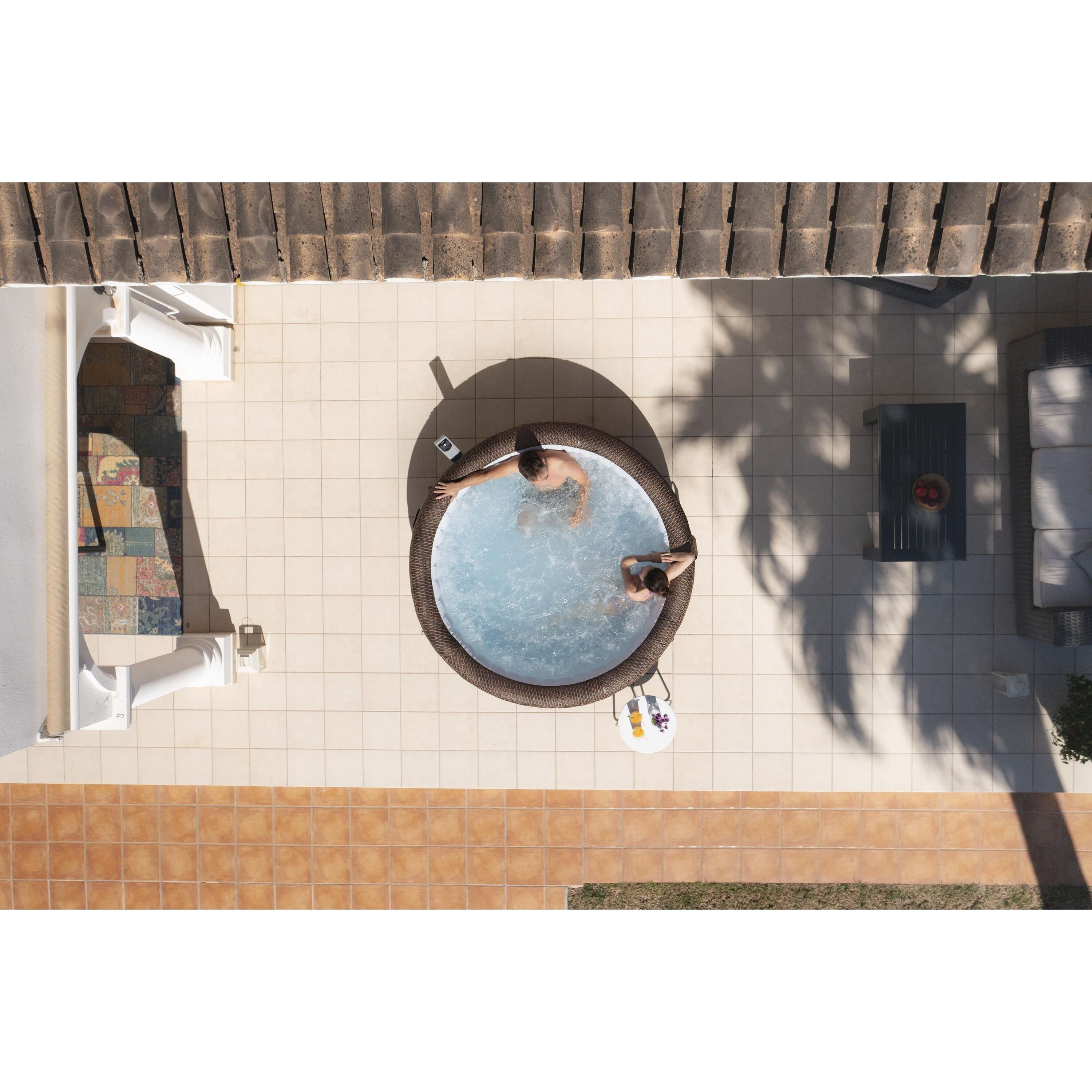 Bestway Lay-Z-Spa Bali AirJet – Idromassaggio gonfiabile 5–7 persone marrone