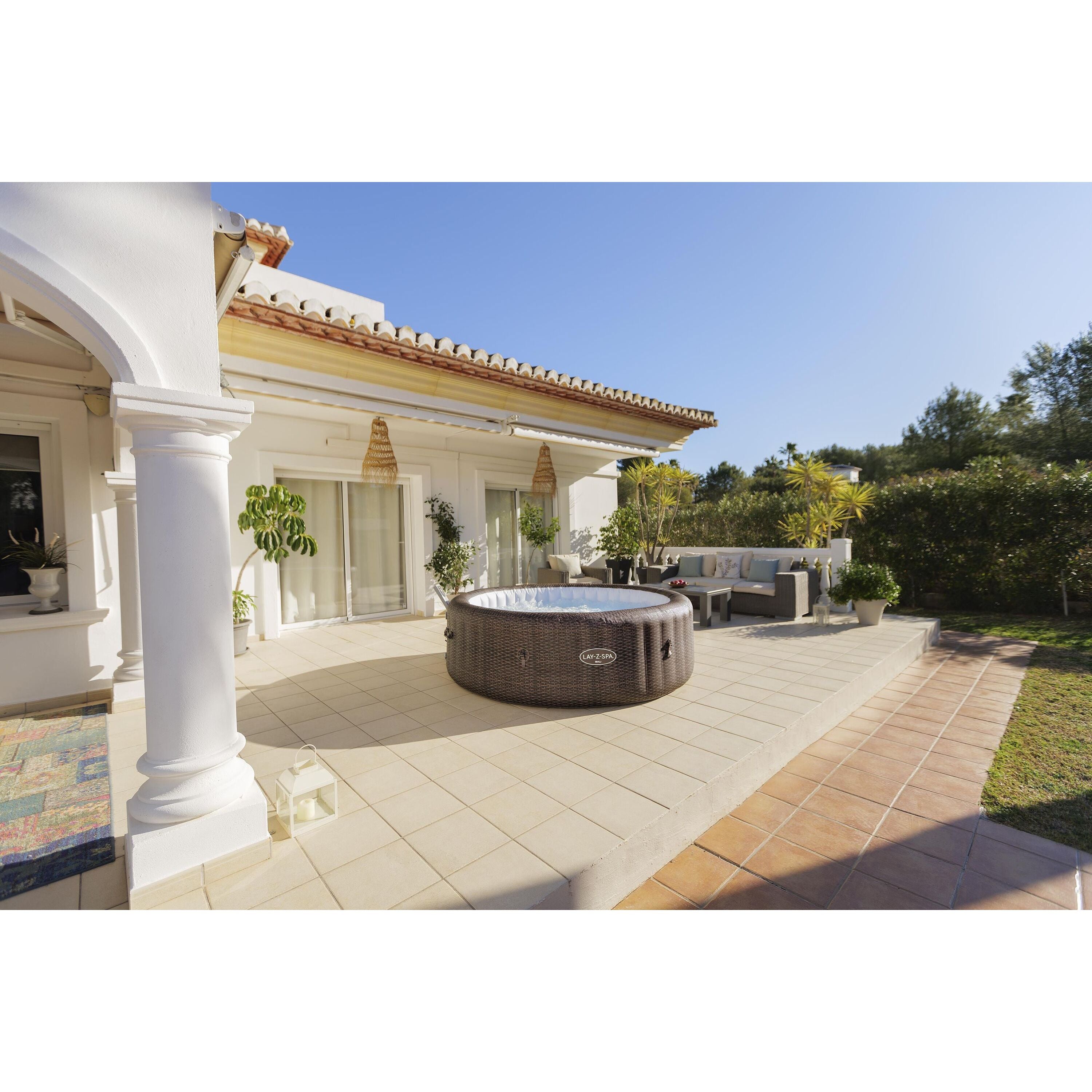Bestway Lay-Z-Spa Bali AirJet – Idromassaggio gonfiabile 5–7 persone marrone