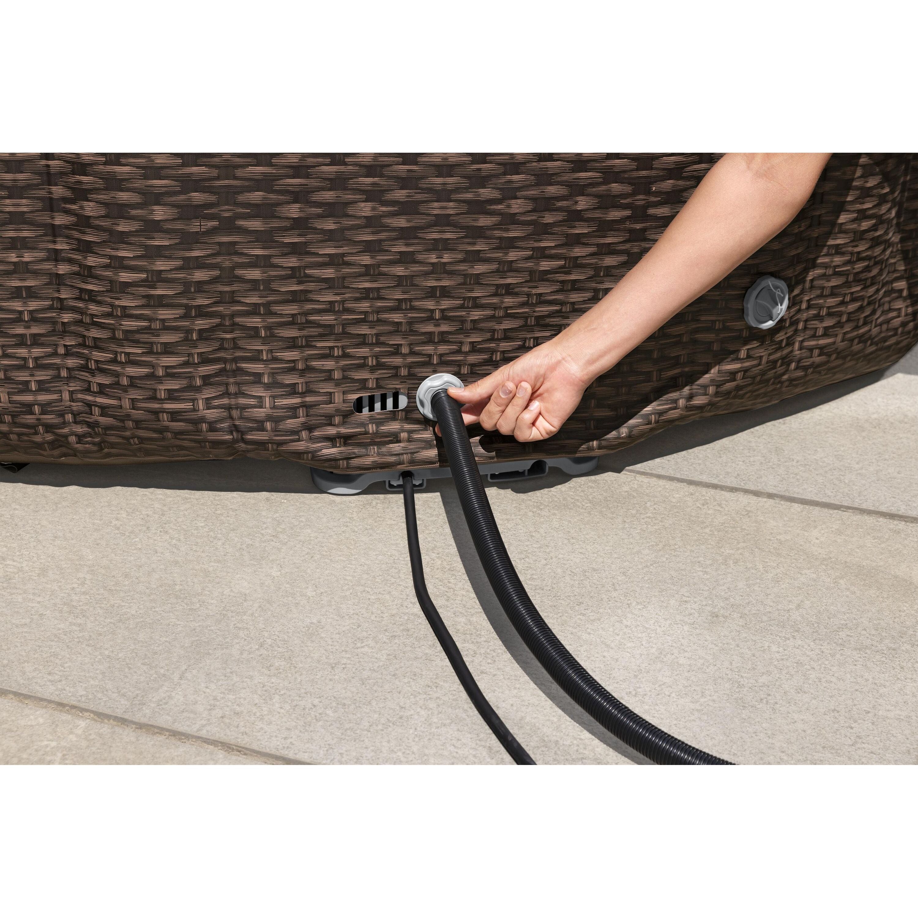 Bestway Lay-Z-Spa Bali AirJet – Idromassaggio gonfiabile 5–7 persone marrone