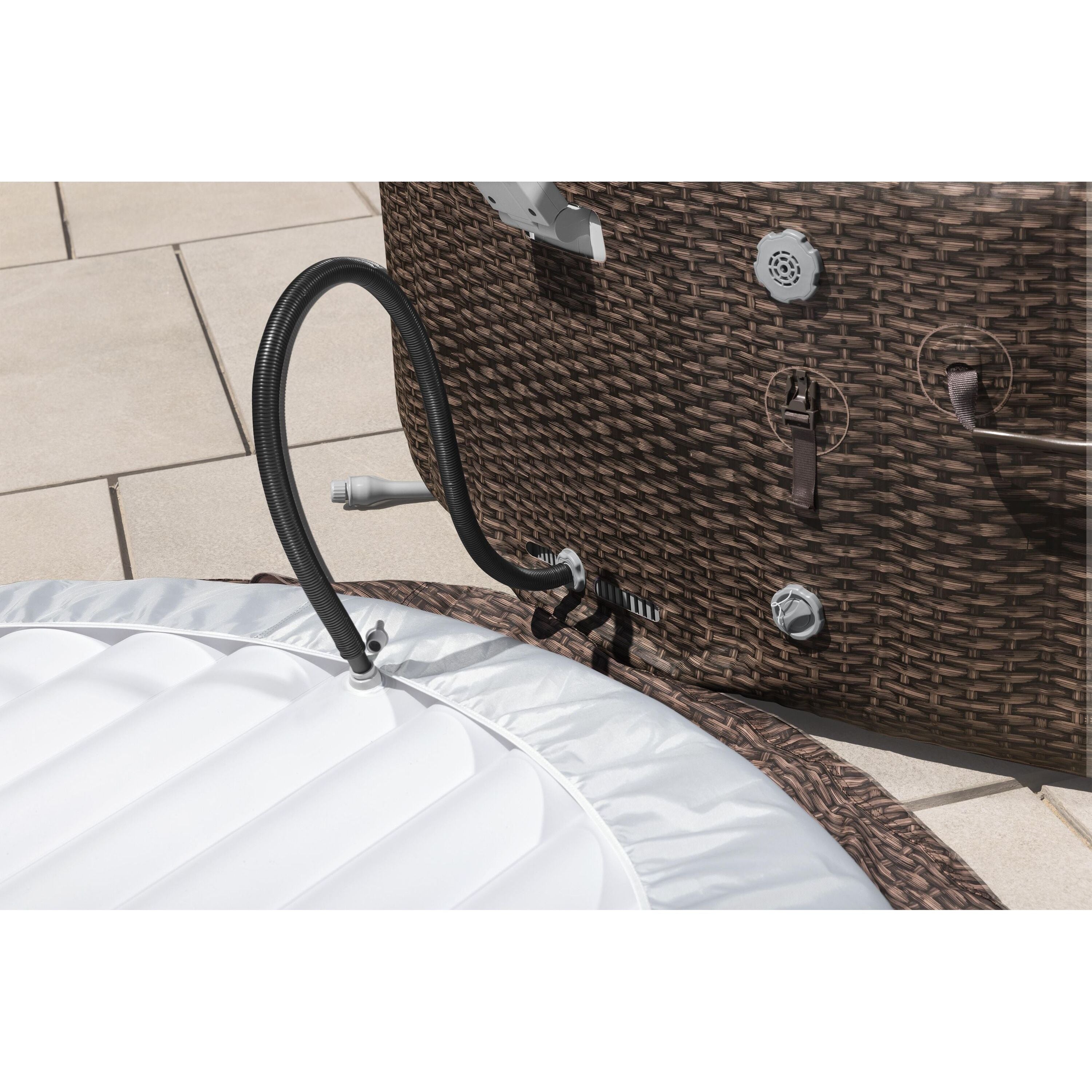 Bestway Lay-Z-Spa Bali AirJet – Idromassaggio gonfiabile 5–7 persone marrone