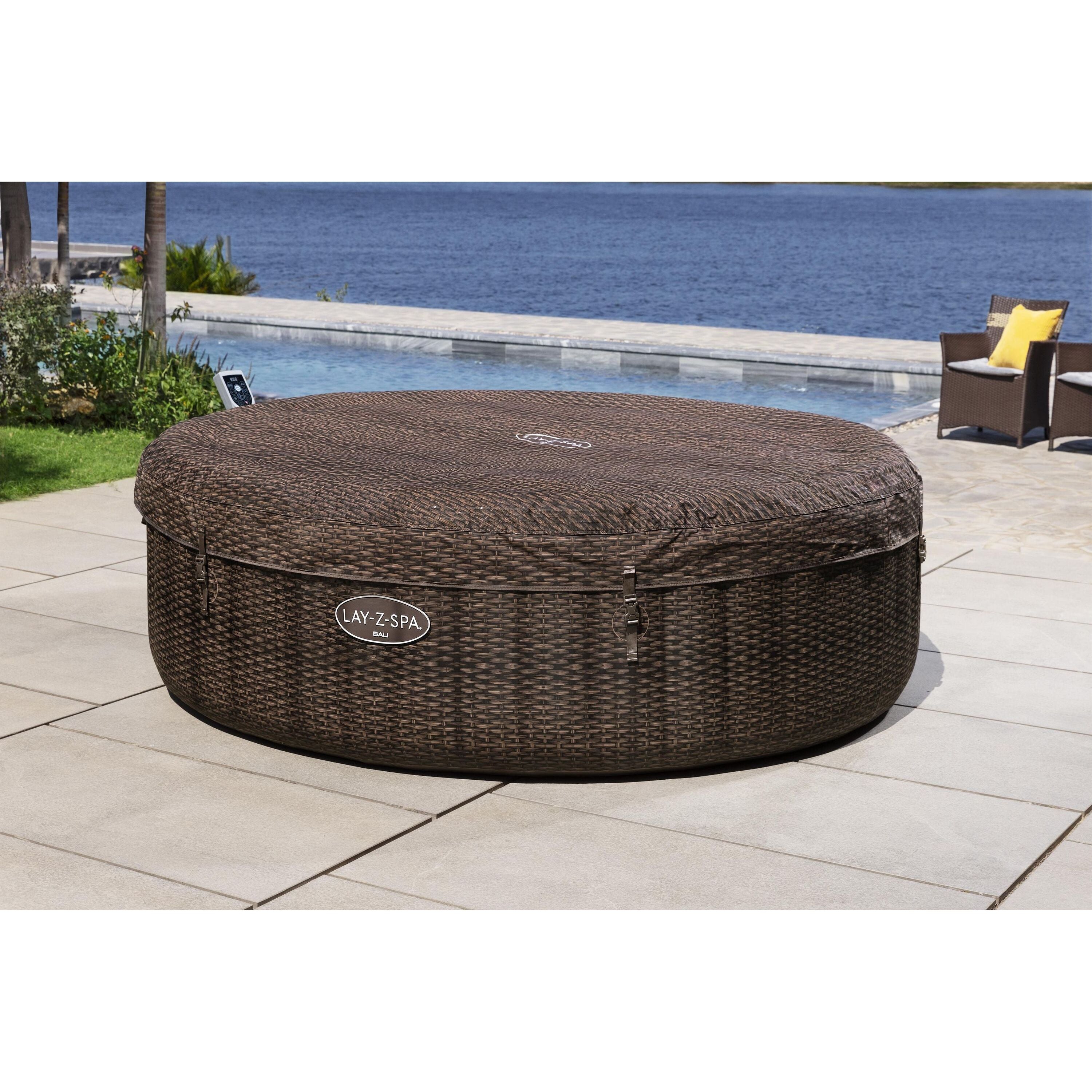 Bestway Lay-Z-Spa Bali AirJet – Idromassaggio gonfiabile 5–7 persone marrone