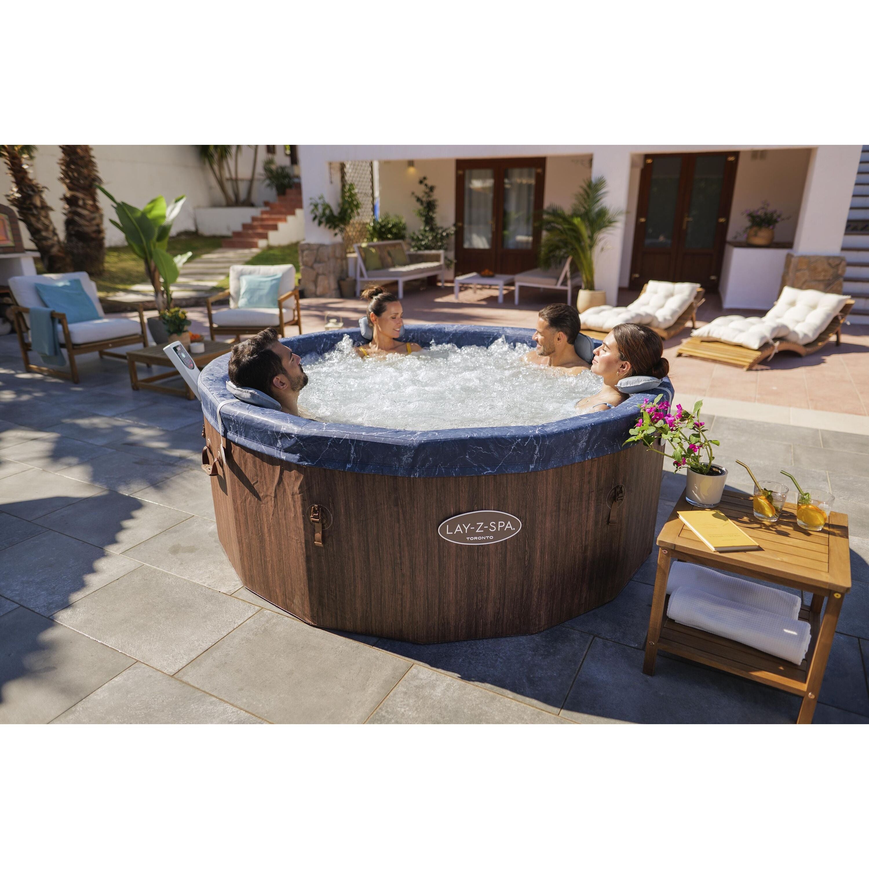 Bestway Lay-Z-Spa Toronto Smart AirJet – Idromassaggio premium 5-7 persone WiFi