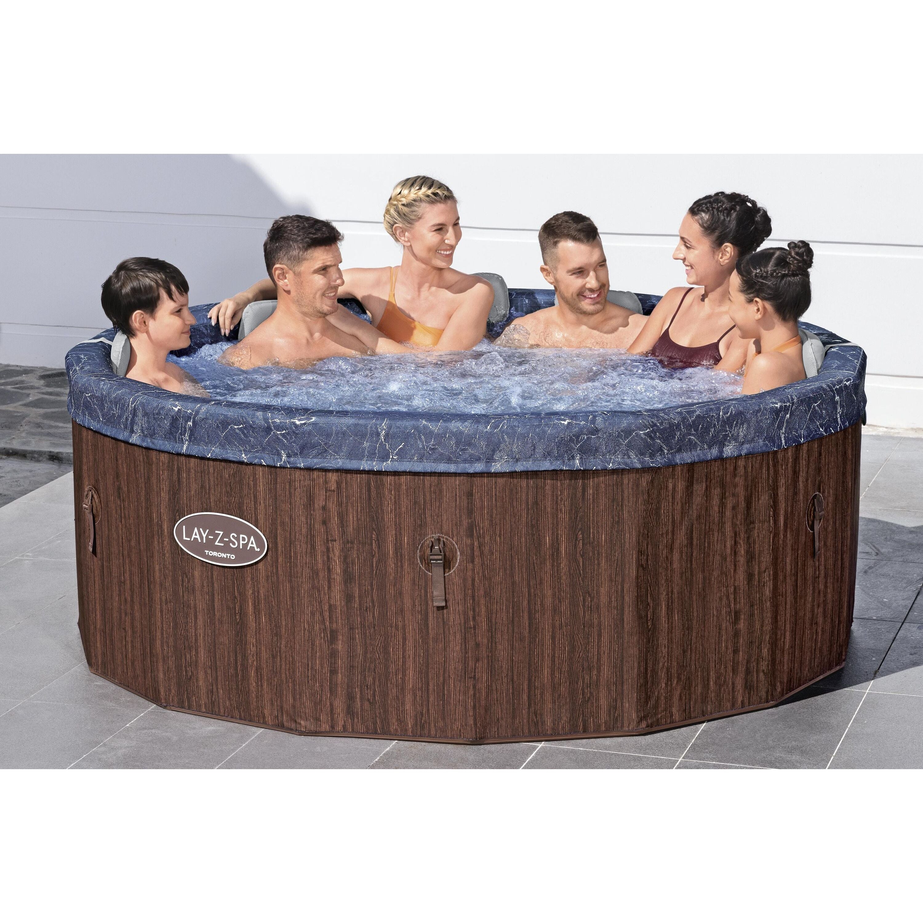 Bestway Lay-Z-Spa Toronto Smart AirJet – Idromassaggio premium 5-7 persone WiFi