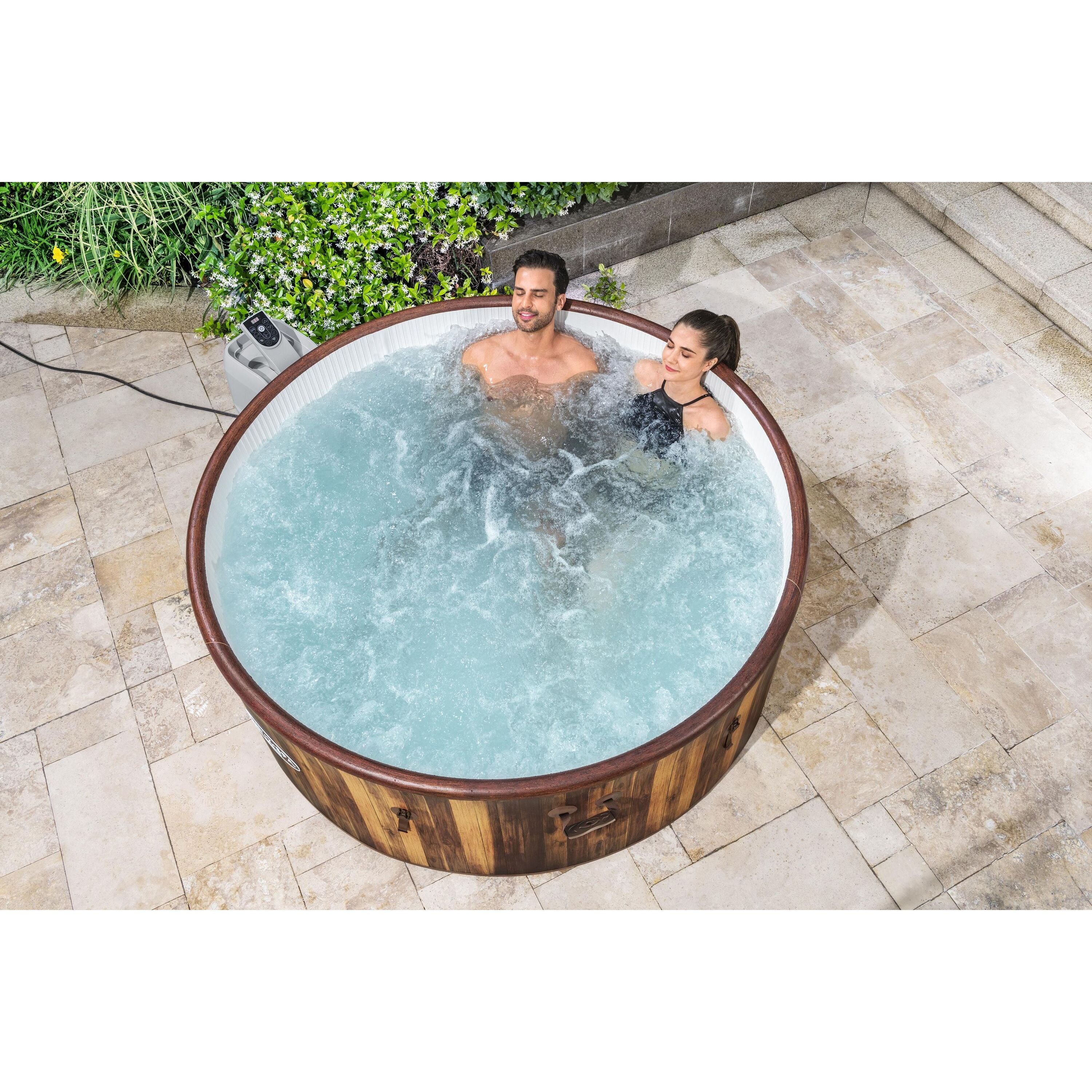 Bestway 60025 Piscina Idromassaggio Gonfiabile Lay-Z-Spa Helsinki AirJet 5-7 persone