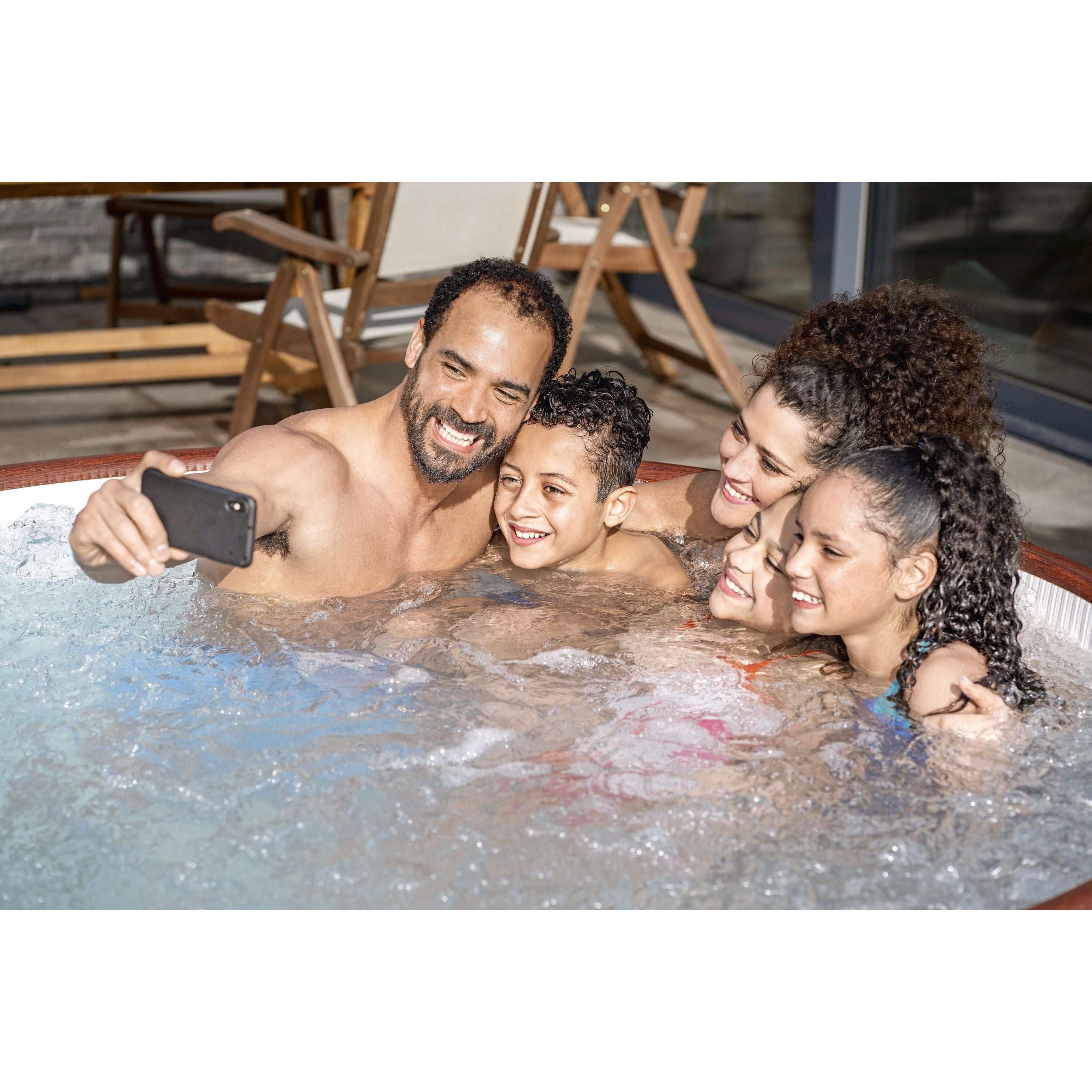 Bestway 60025 Piscina Idromassaggio Gonfiabile Lay-Z-Spa Helsinki AirJet 5-7 persone