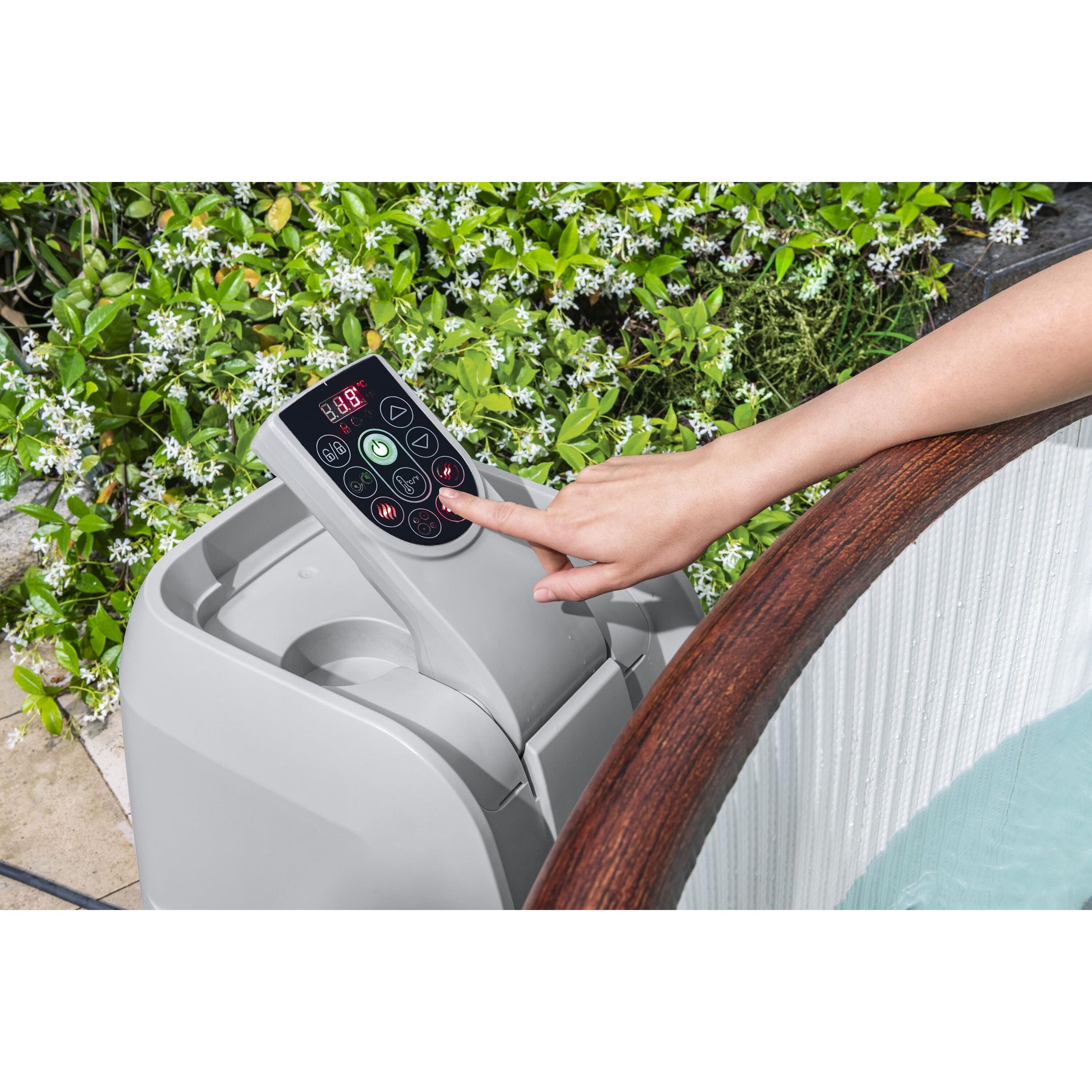 Bestway 60025 Piscina Idromassaggio Gonfiabile Lay-Z-Spa Helsinki AirJet 5-7 persone