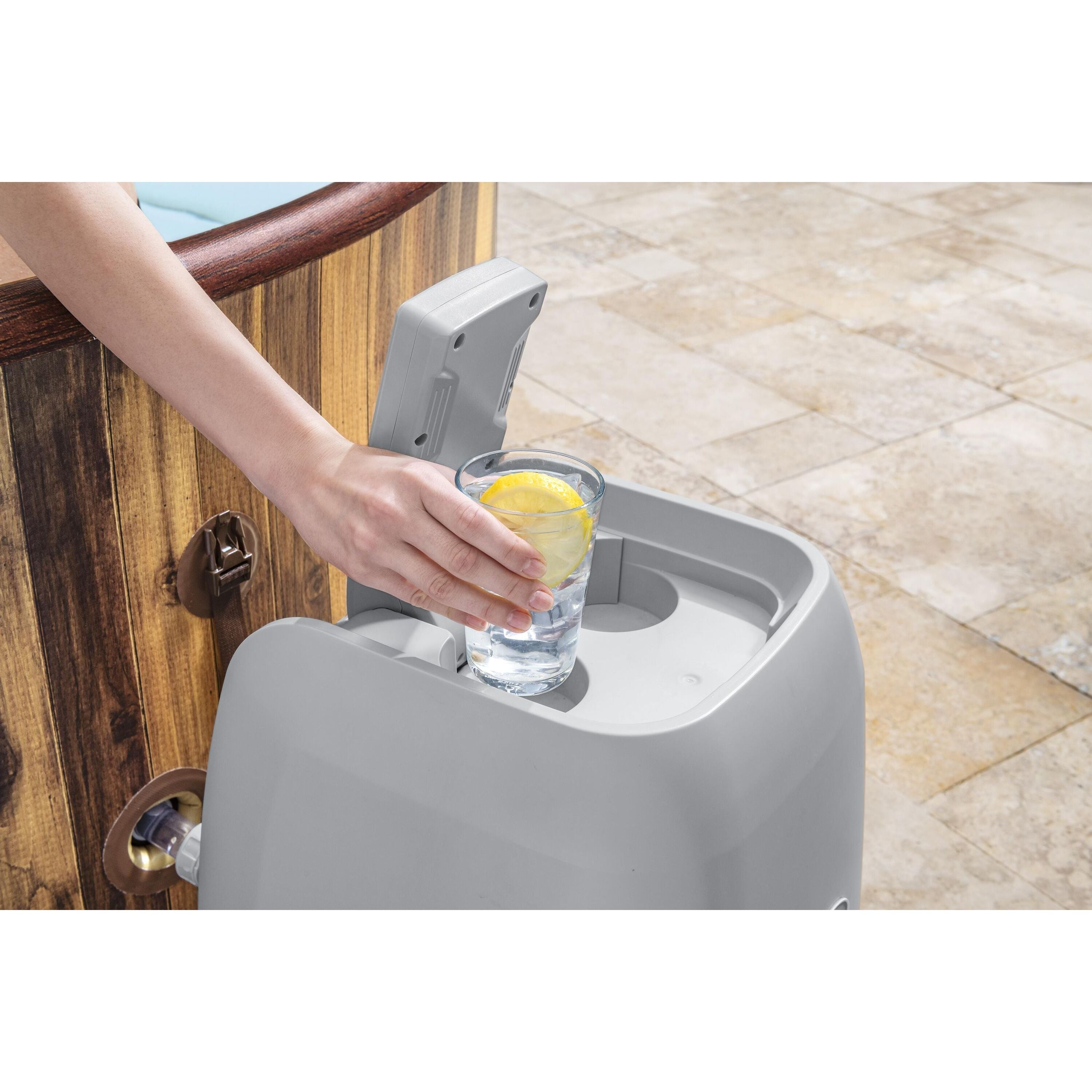 Bestway 60025 Piscina Idromassaggio Gonfiabile Lay-Z-Spa Helsinki AirJet 5-7 persone