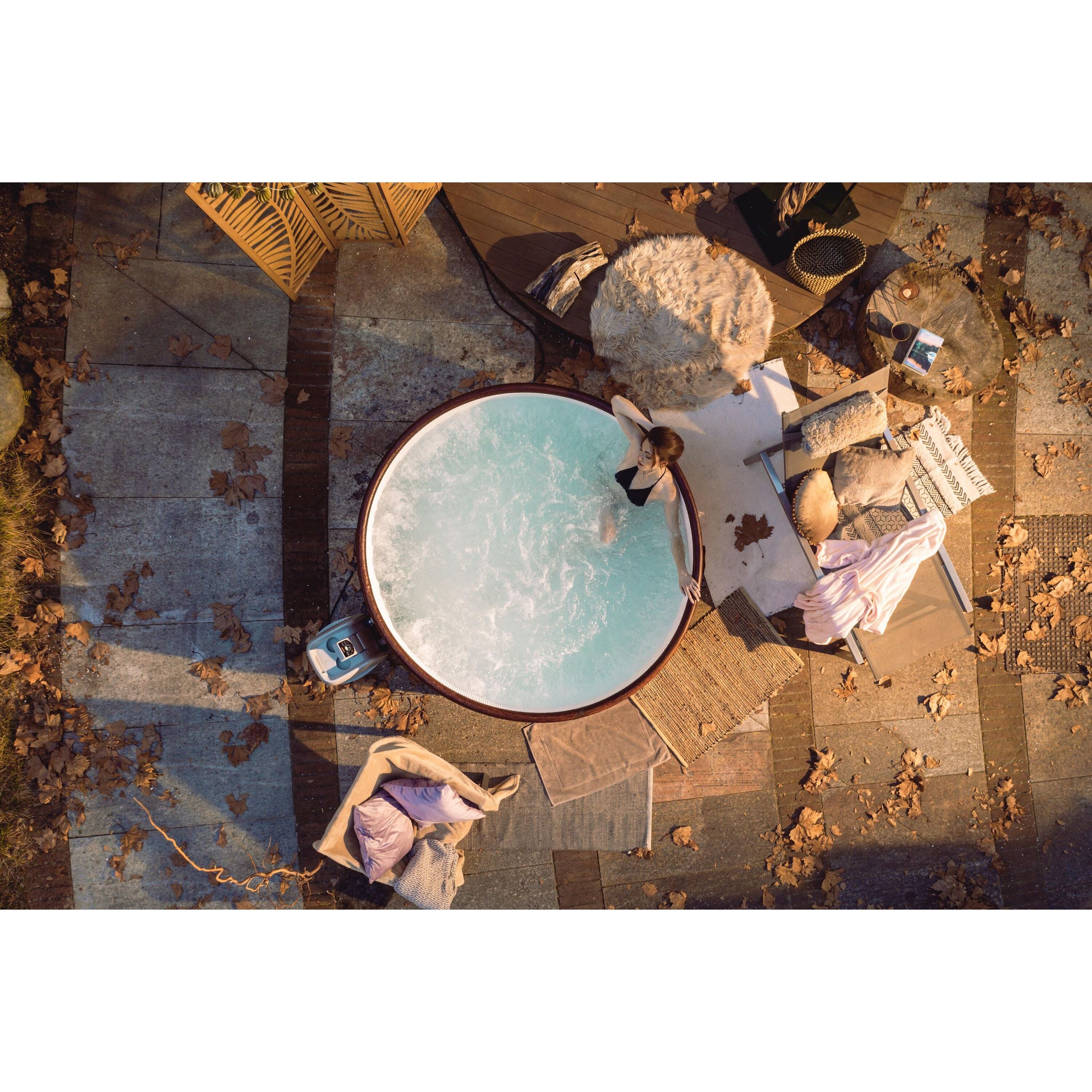 Bestway 60025 Piscina Idromassaggio Gonfiabile Lay-Z-Spa Helsinki AirJet 5-7 persone