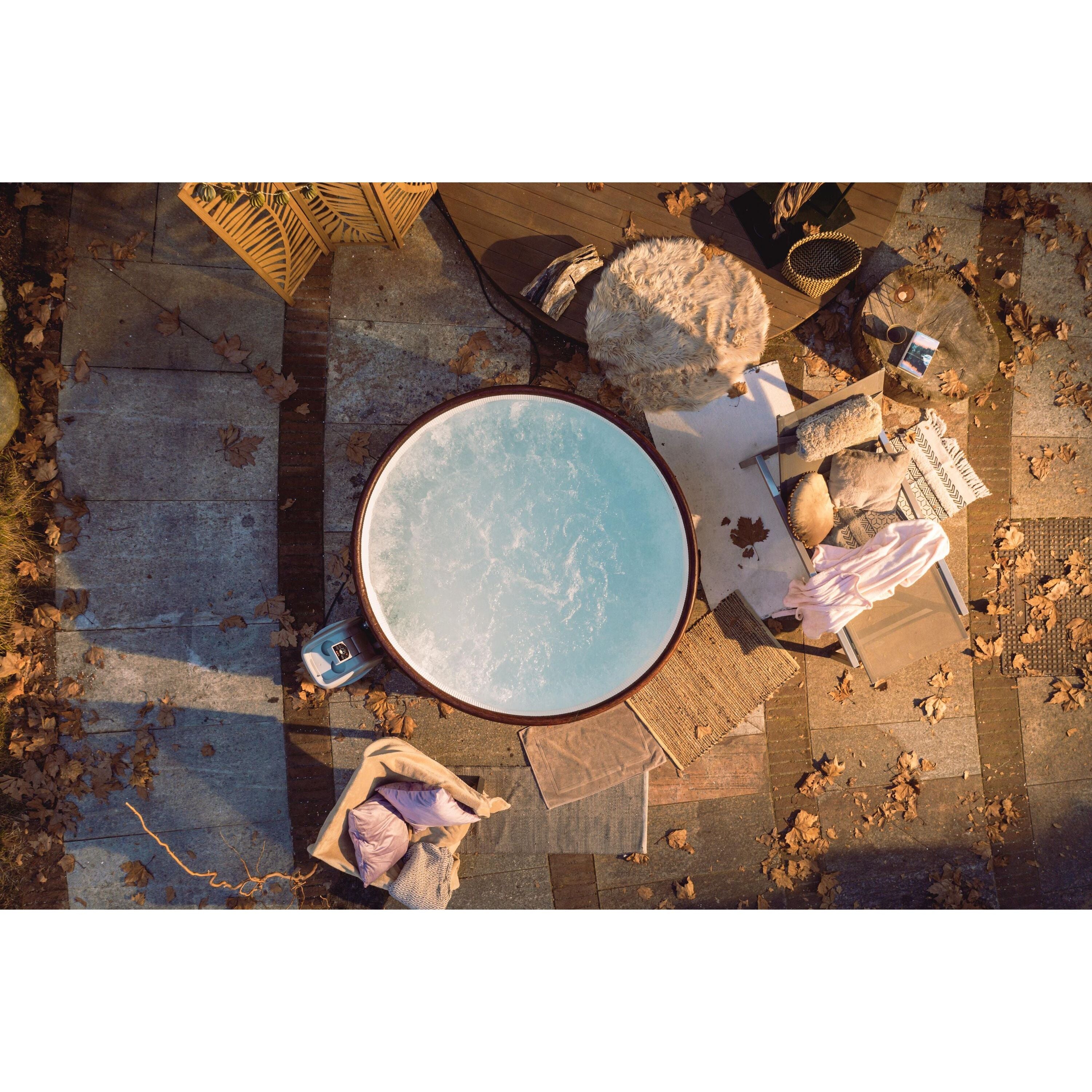 Bestway 60025 Piscina Idromassaggio Gonfiabile Lay-Z-Spa Helsinki AirJet 5-7 persone