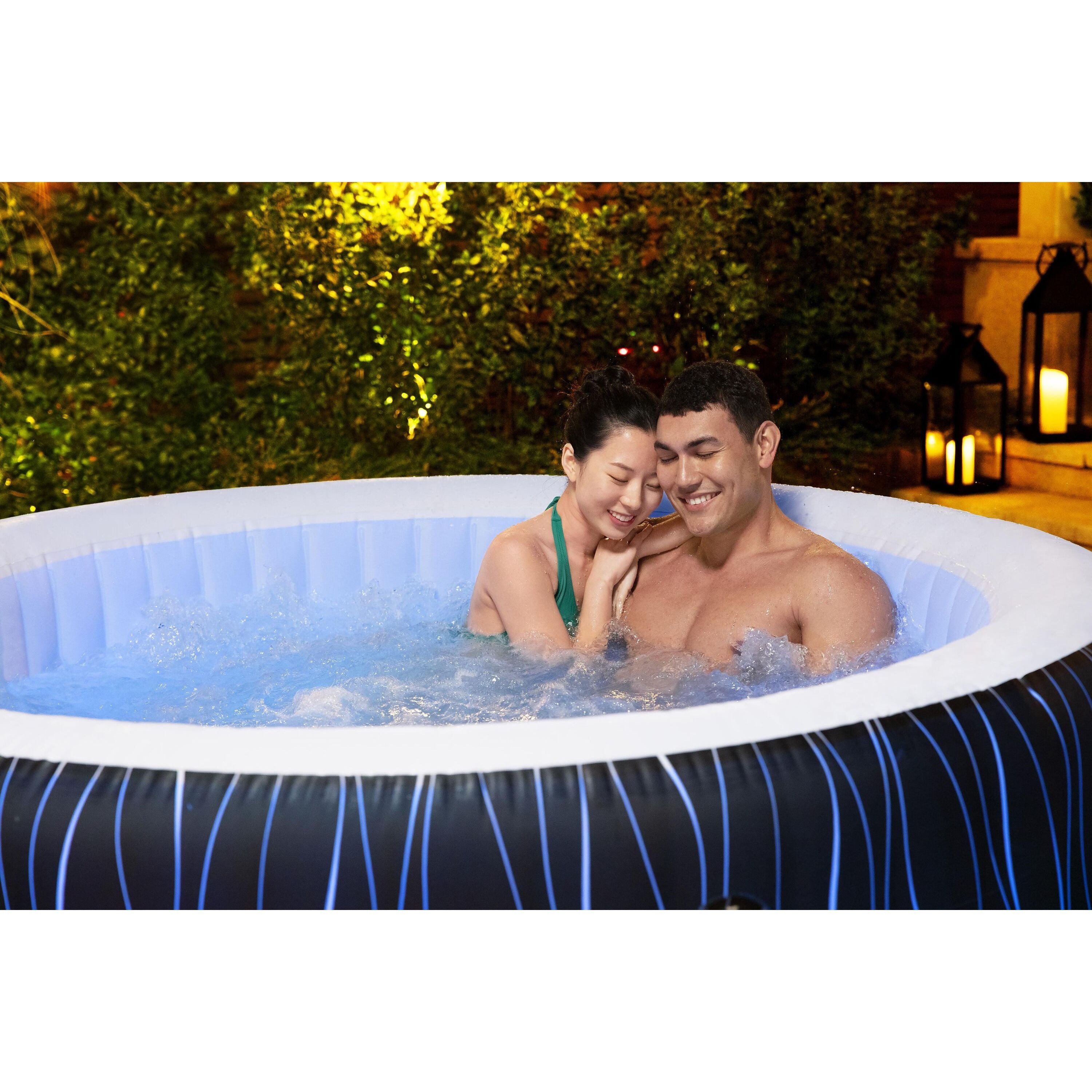 Bestway Lay-Z-Spa® Hollywood Luxe AirJet™ – Idromassaggio LED 4-6 persone