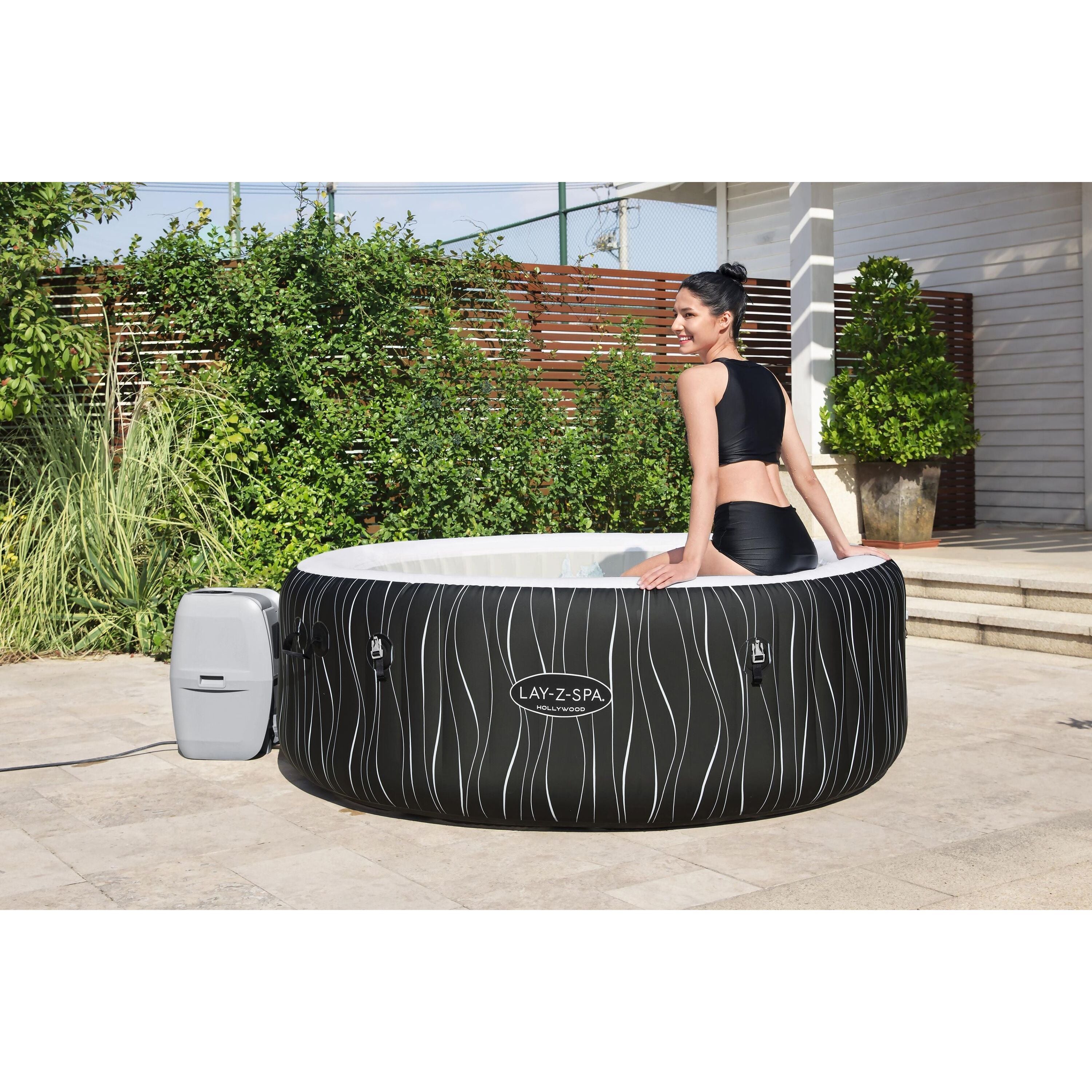 Bestway Lay-Z-Spa® Hollywood Luxe AirJet™ – Idromassaggio LED 4-6 persone