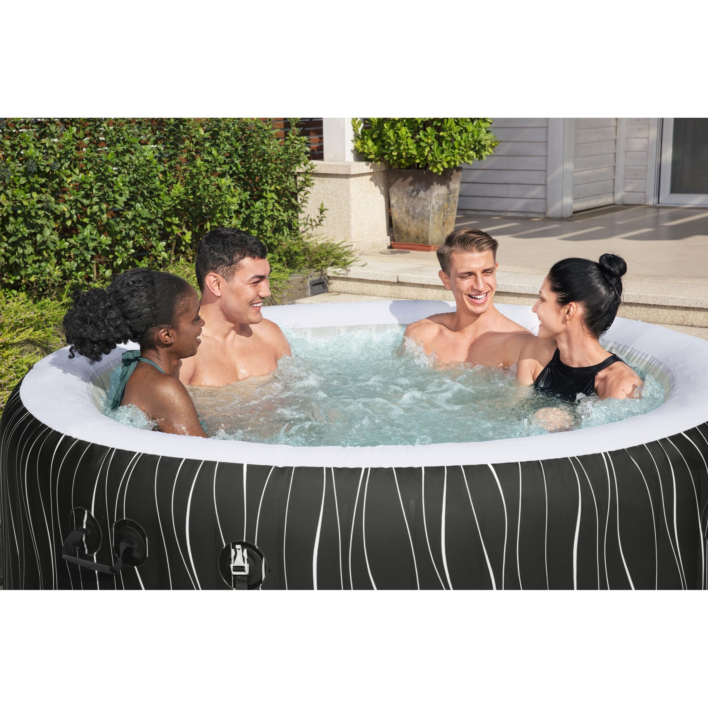 Bestway Lay-Z-Spa® Hollywood Luxe AirJet™ – Idromassaggio LED 4-6 persone