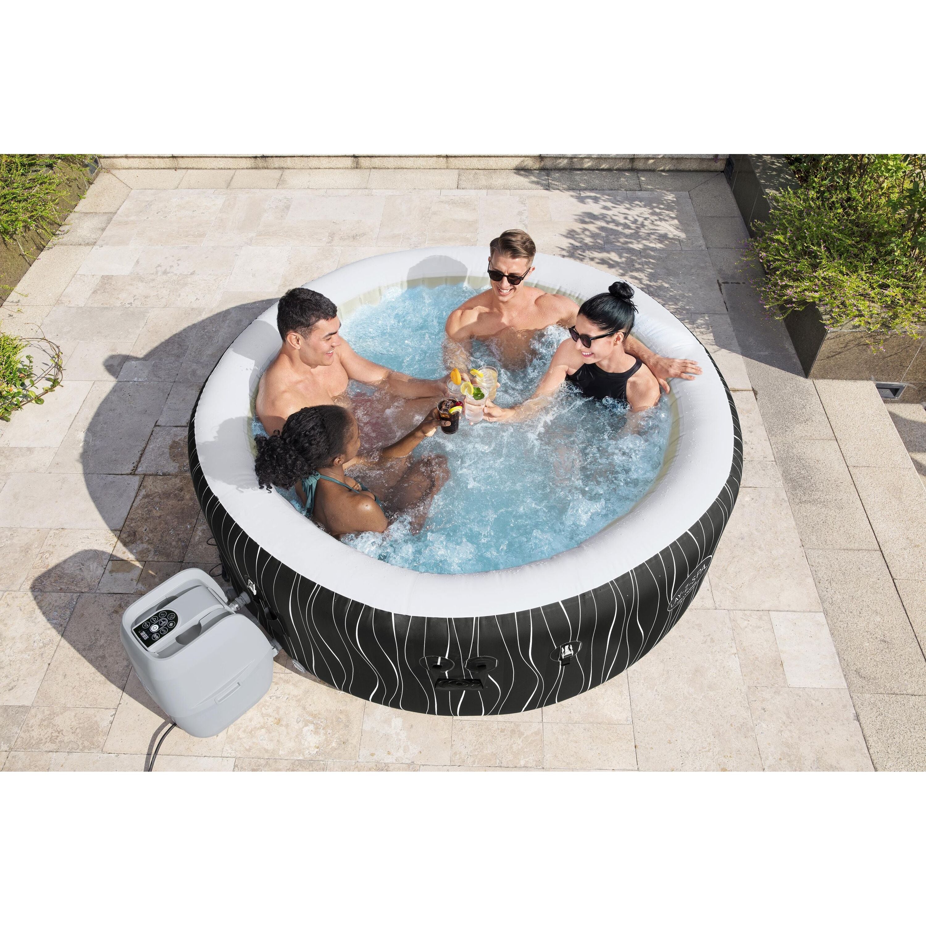 Bestway Lay-Z-Spa® Hollywood Luxe AirJet™ – Idromassaggio LED 4-6 persone