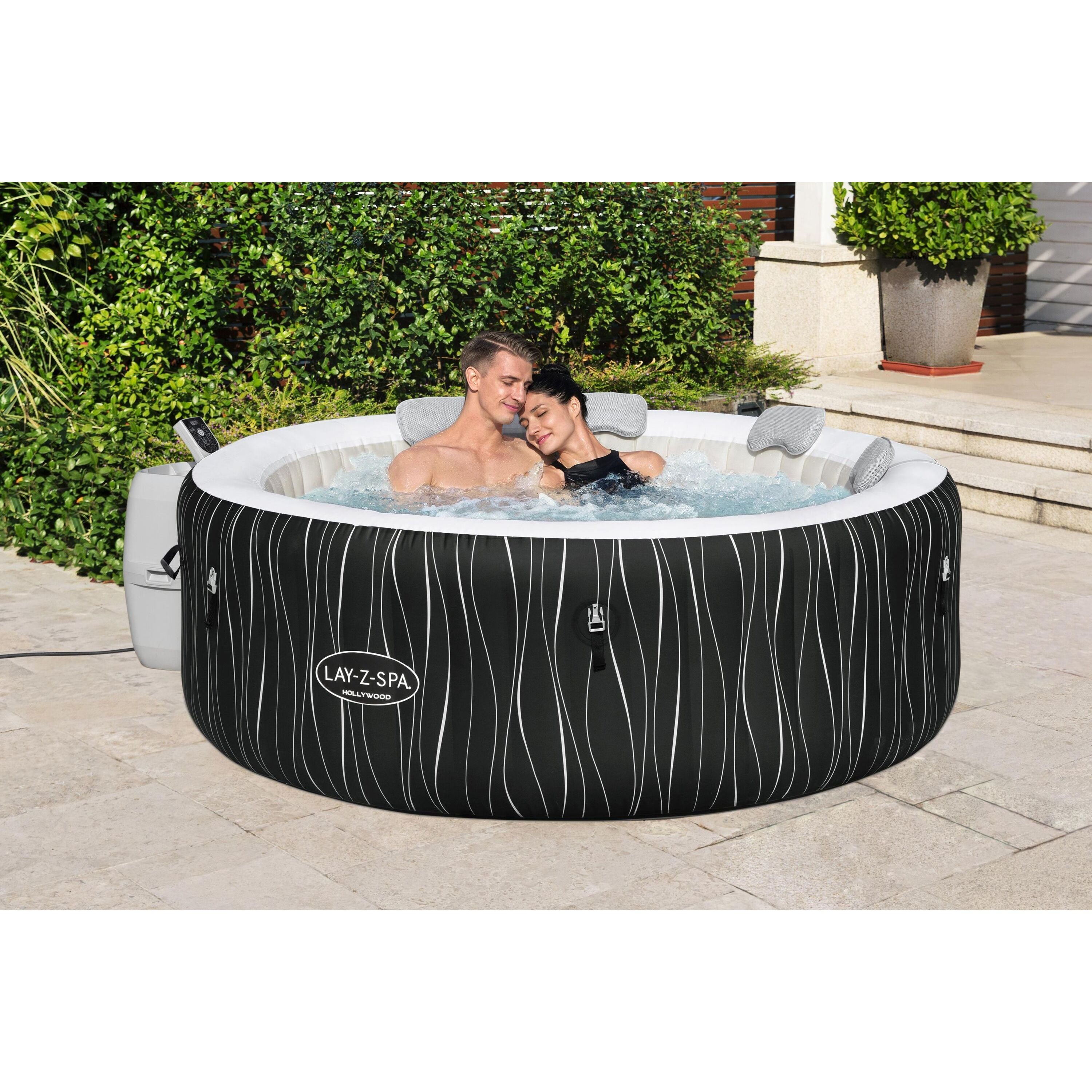 Bestway Lay-Z-Spa® Hollywood Luxe AirJet™ – Idromassaggio LED 4-6 persone