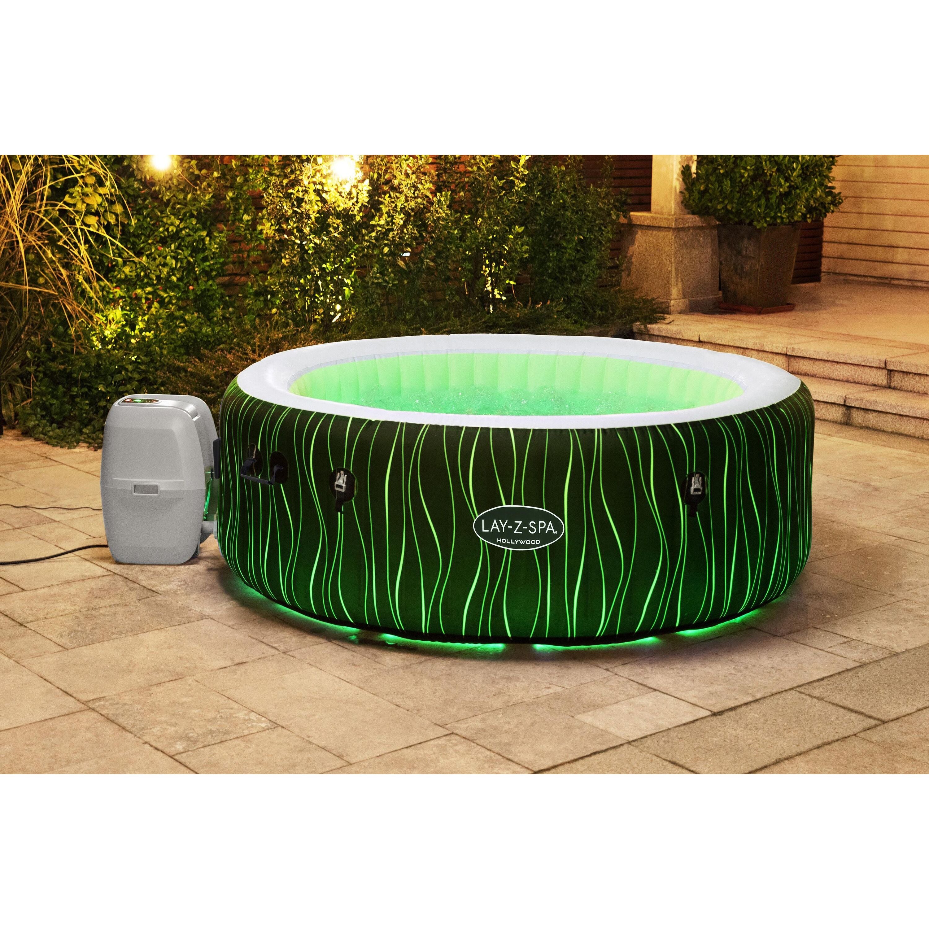 Bestway Lay-Z-Spa® Hollywood Luxe AirJet™ – Idromassaggio LED 4-6 persone