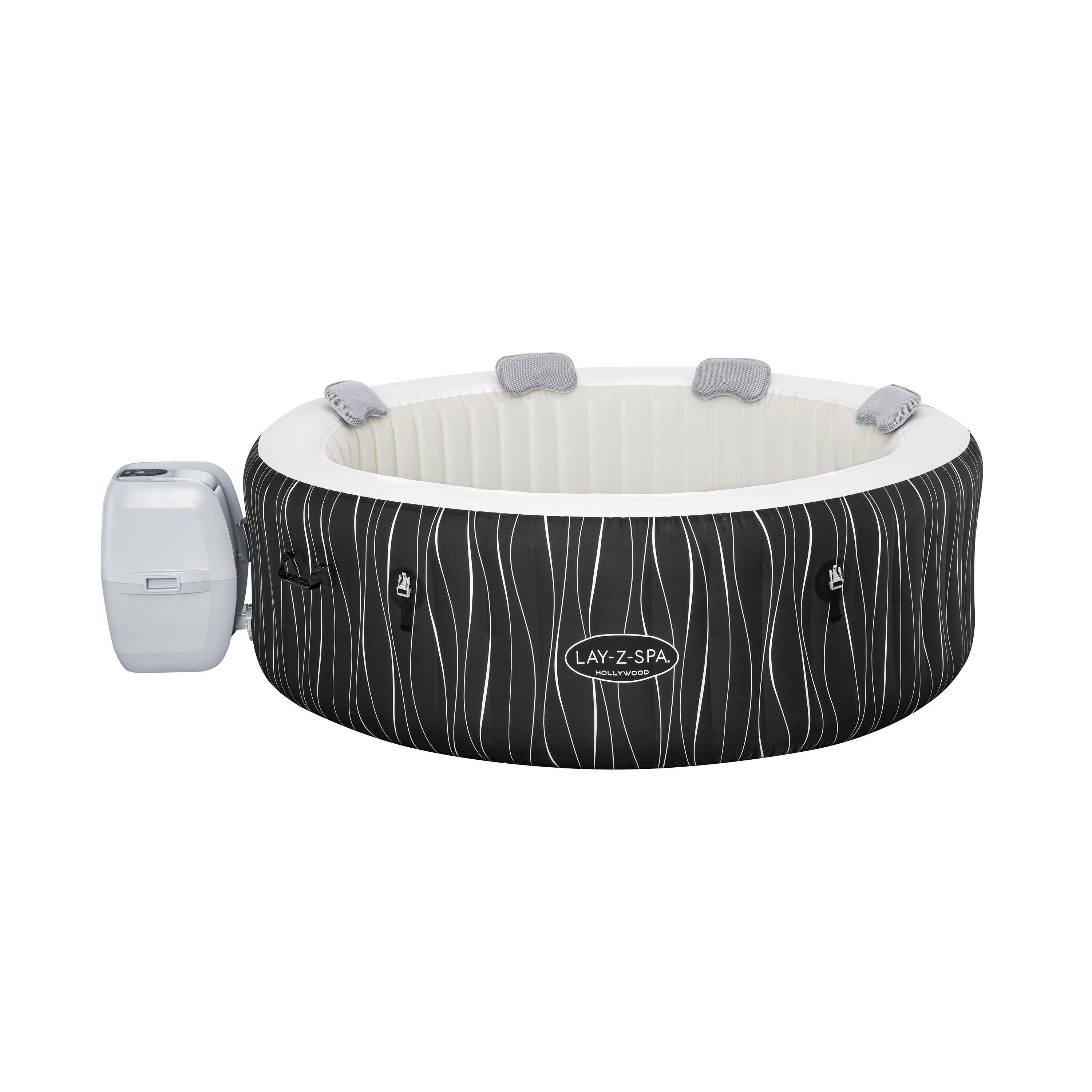 Bestway Lay-Z-Spa® Hollywood Luxe AirJet™ – Idromassaggio LED 4-6 persone
