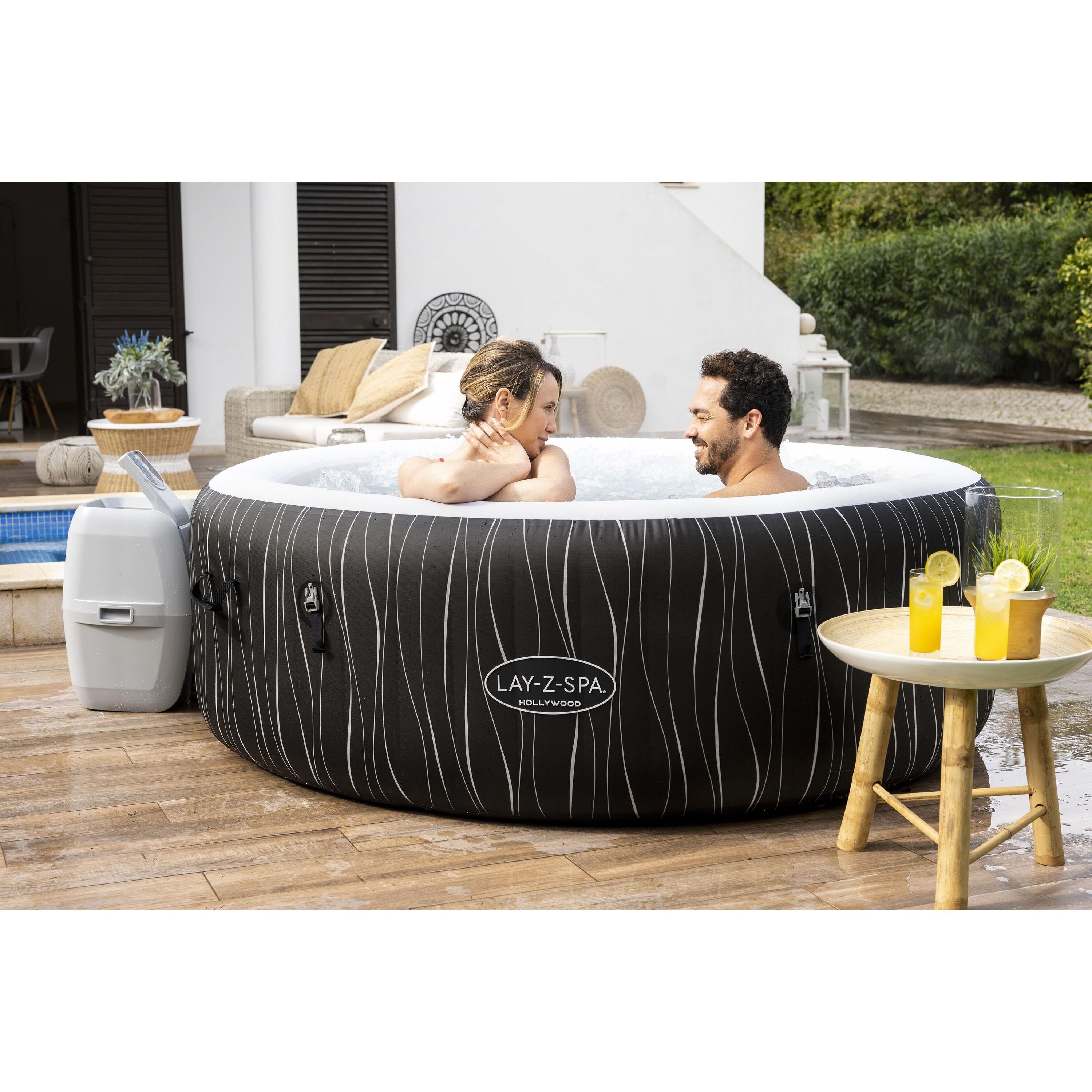 Bestway Lay-Z-Spa® Hollywood Luxe AirJet™ – Idromassaggio LED 4-6 persone