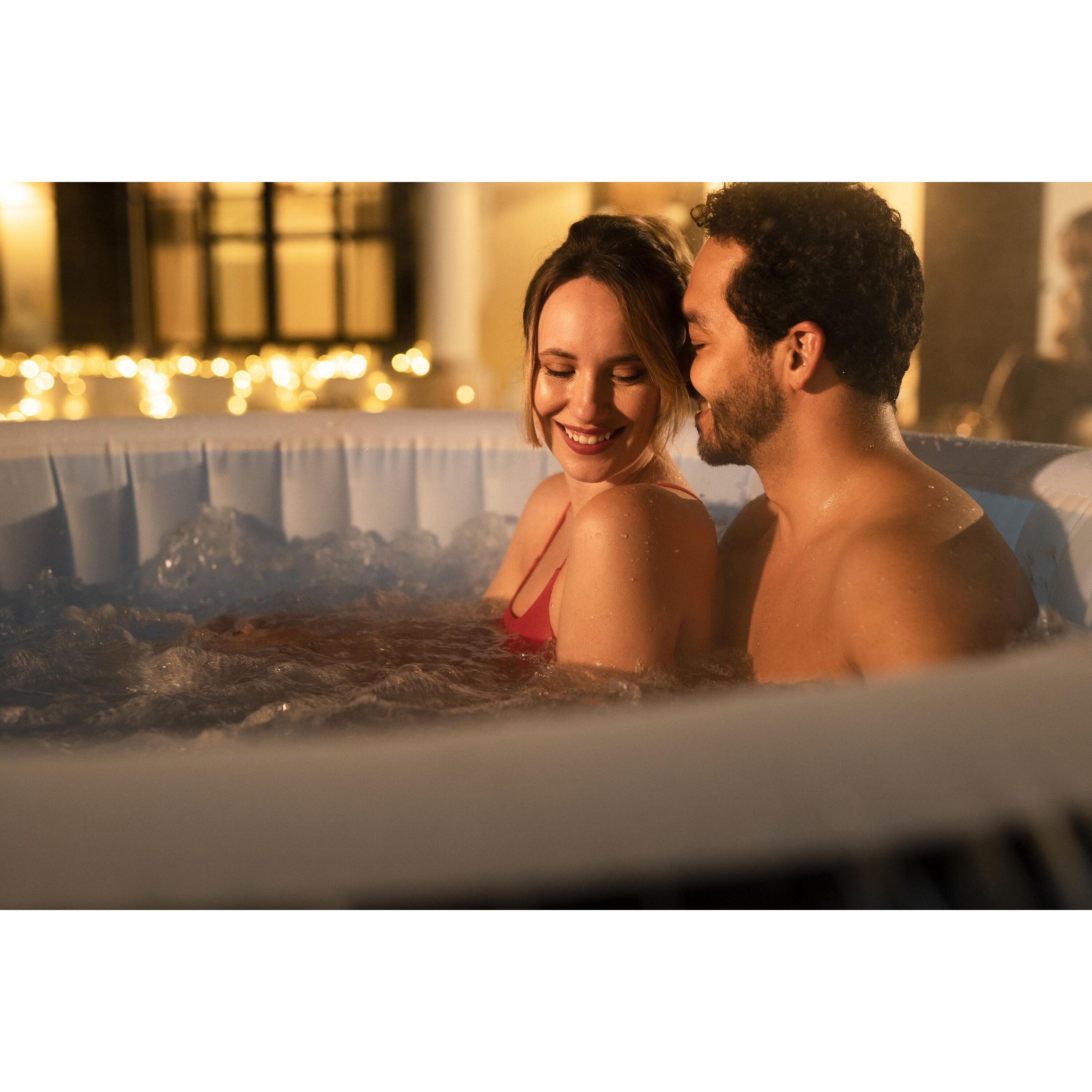 Bestway Lay-Z-Spa® Hollywood Luxe AirJet™ – Idromassaggio LED 4-6 persone
