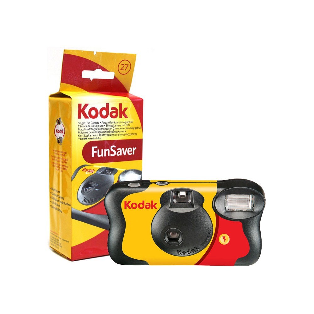 Kodak Funsaver Fotocamera Usa e Getta 27 Foto Flash (Confezione da 1)